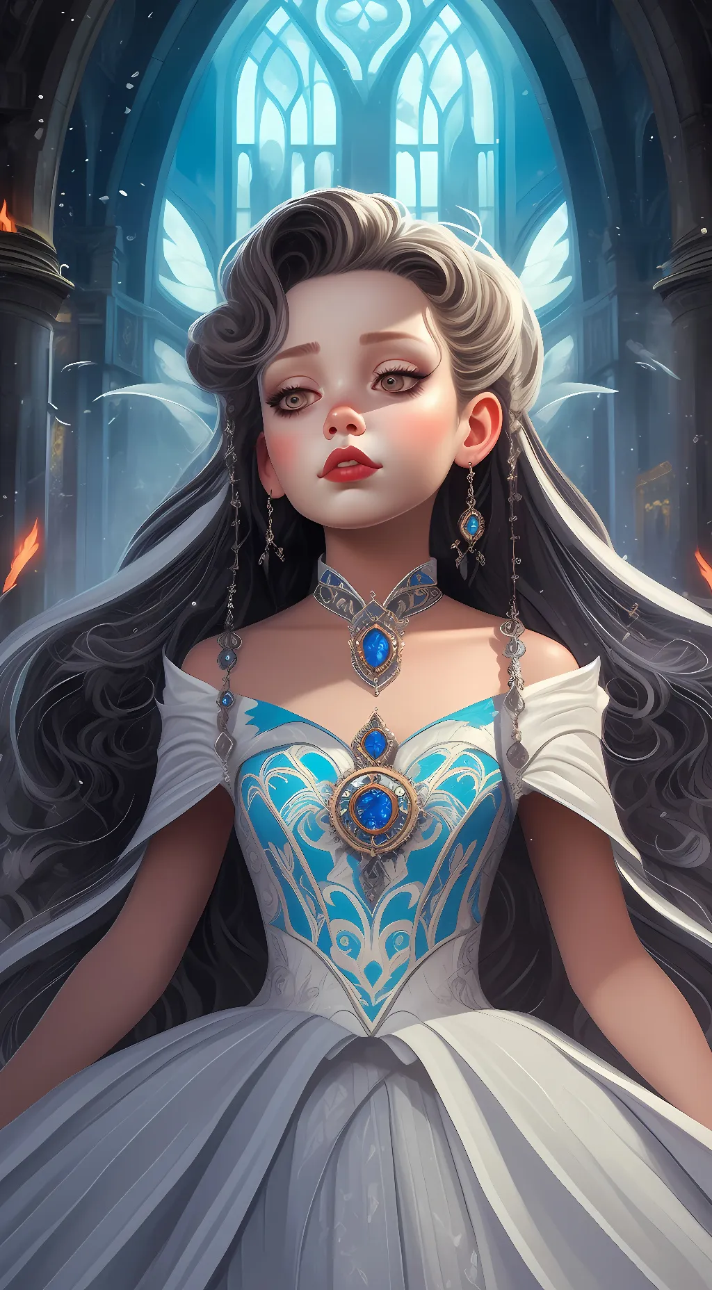 ai character: Luna Moretti background