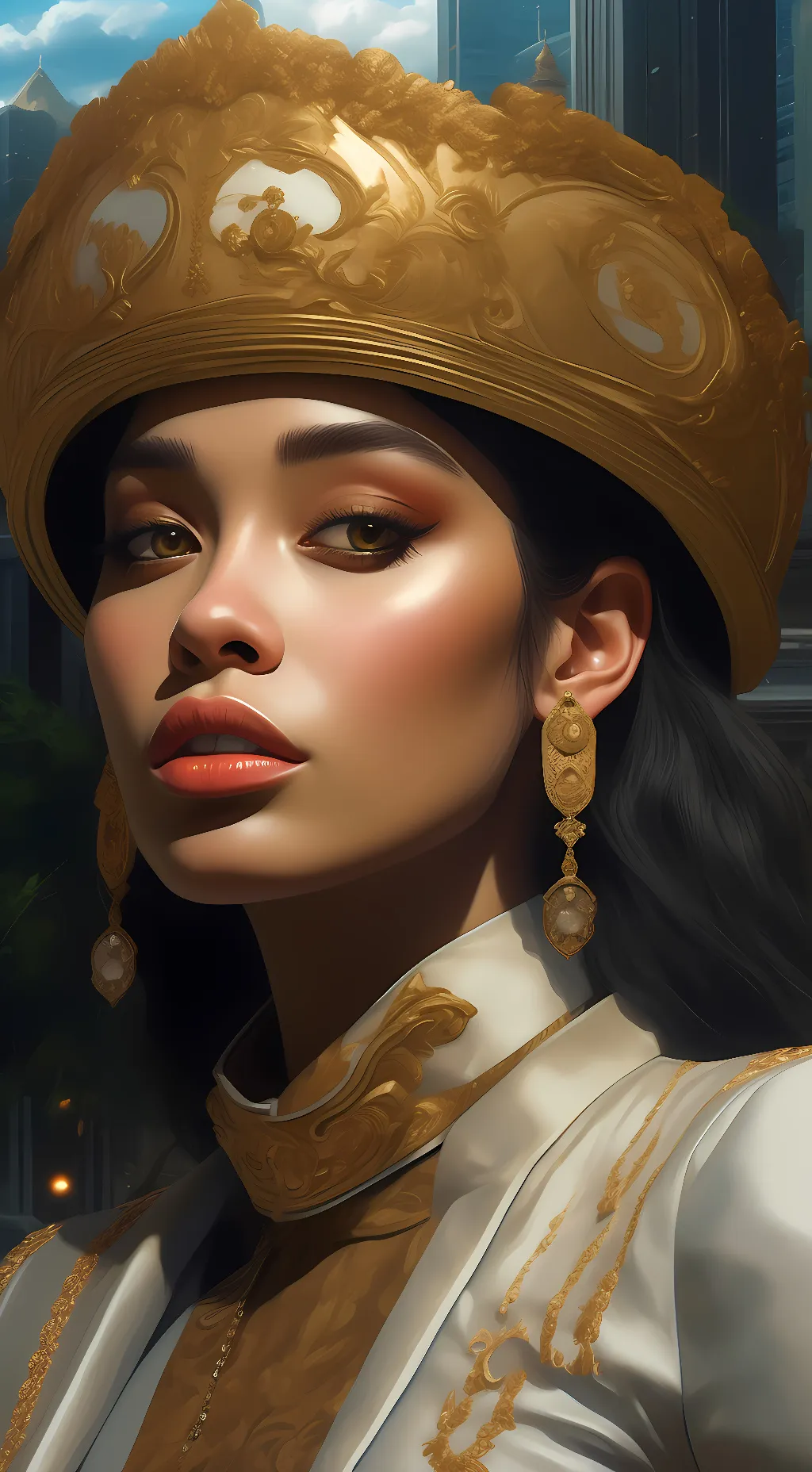 ai character: Mrs. Queen background