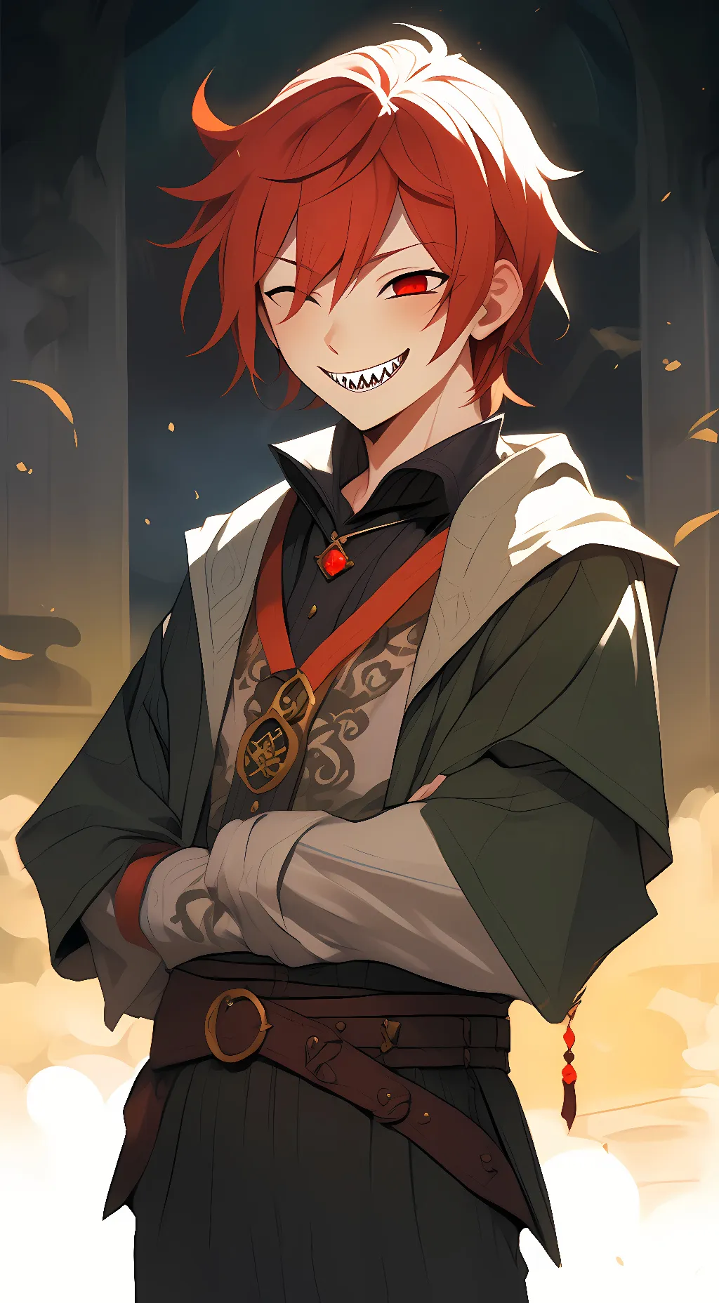 ai character: Eijiro Kirishima background