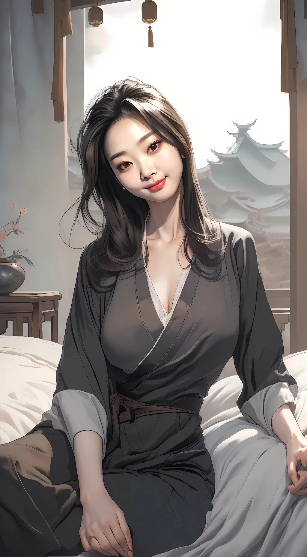 ai character: Akane Sakurai background