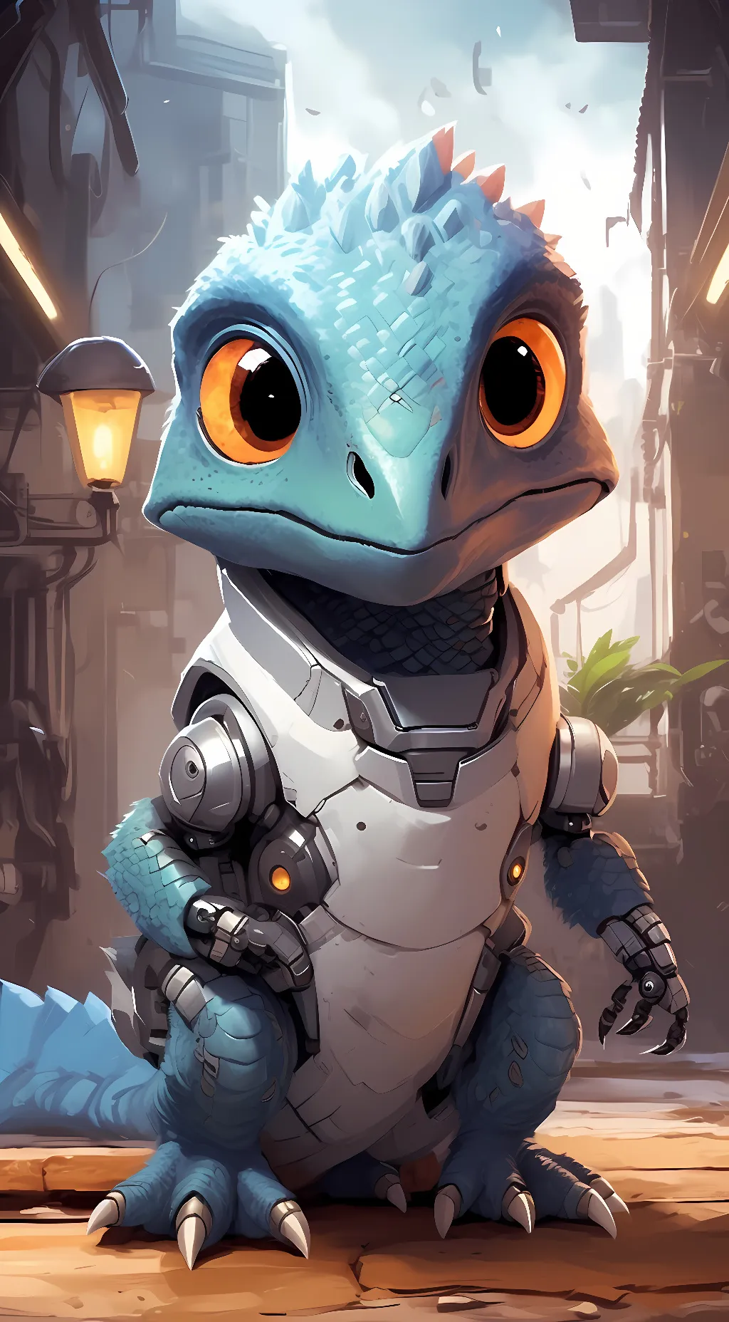 ai character: Rap background