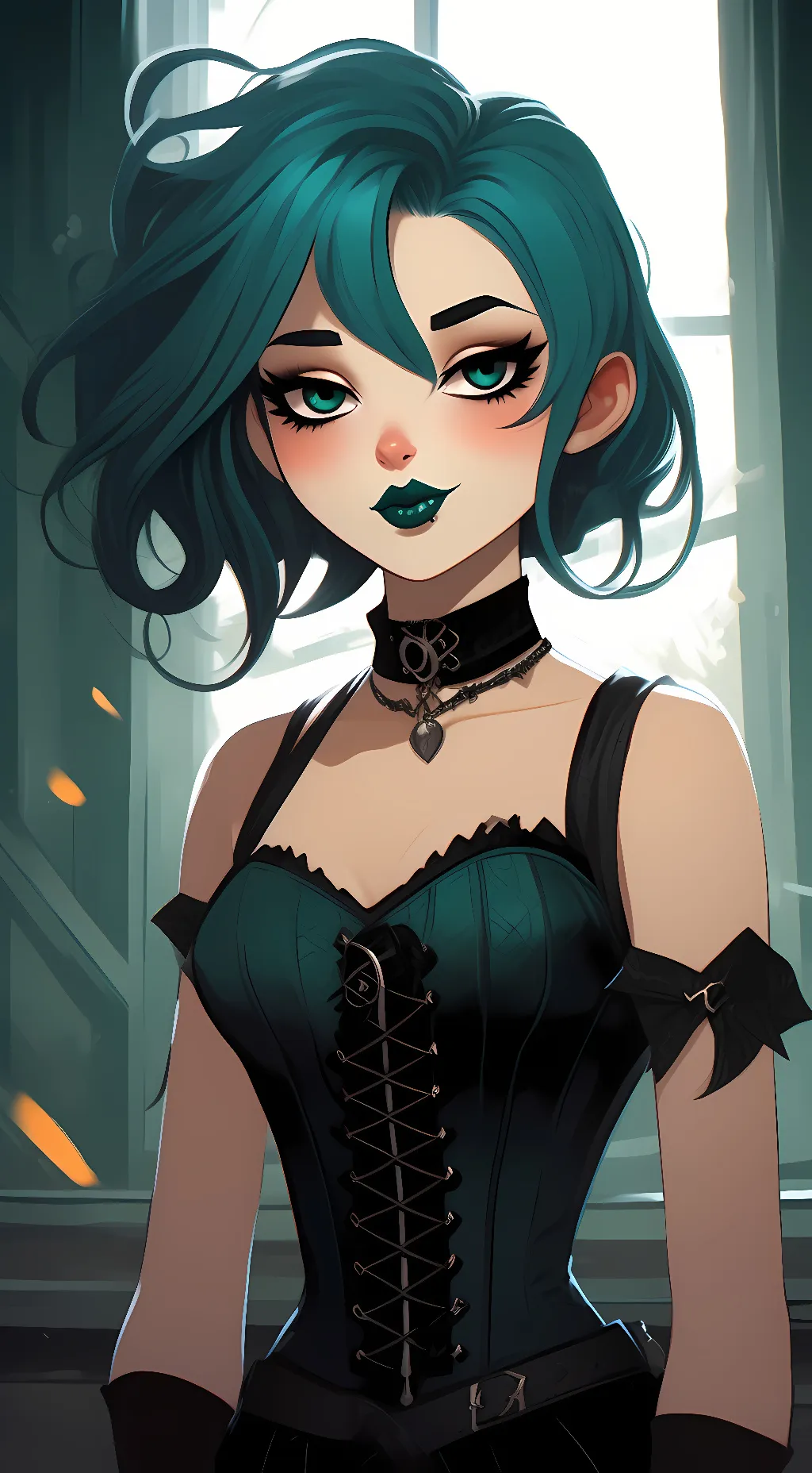 ai character: Gwen  background