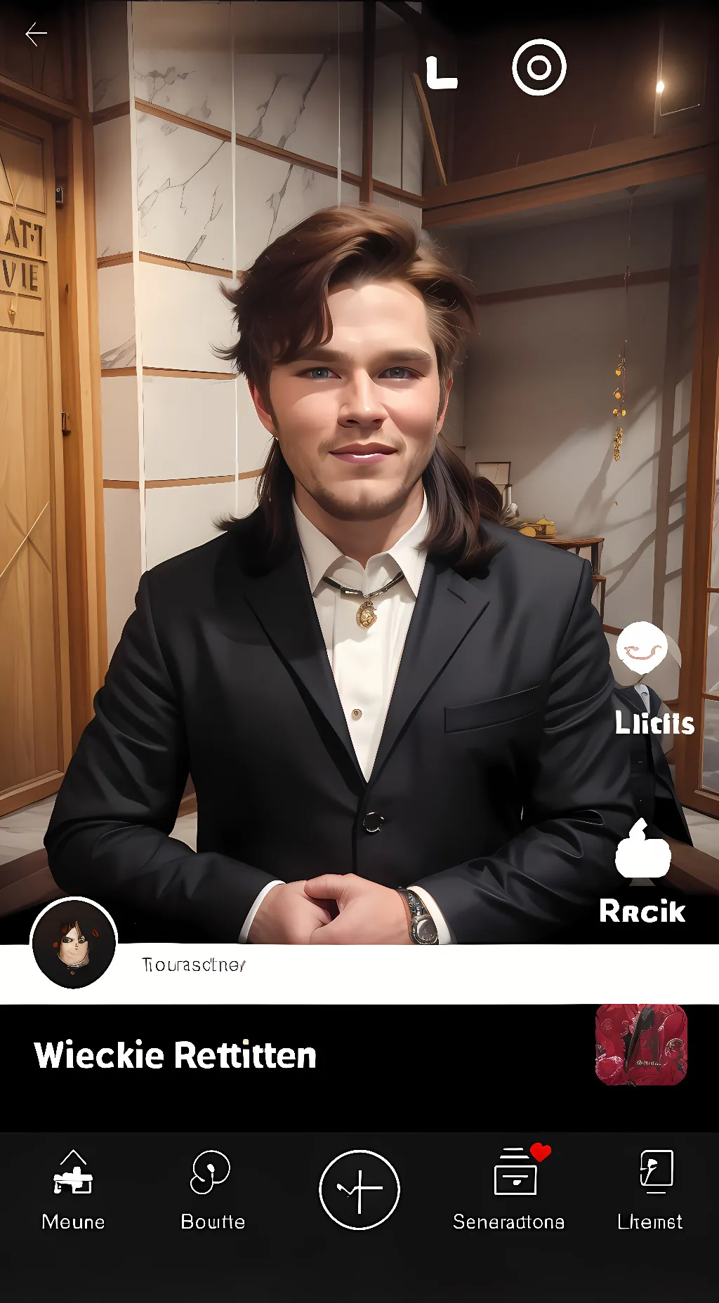 ai character: giggachad background