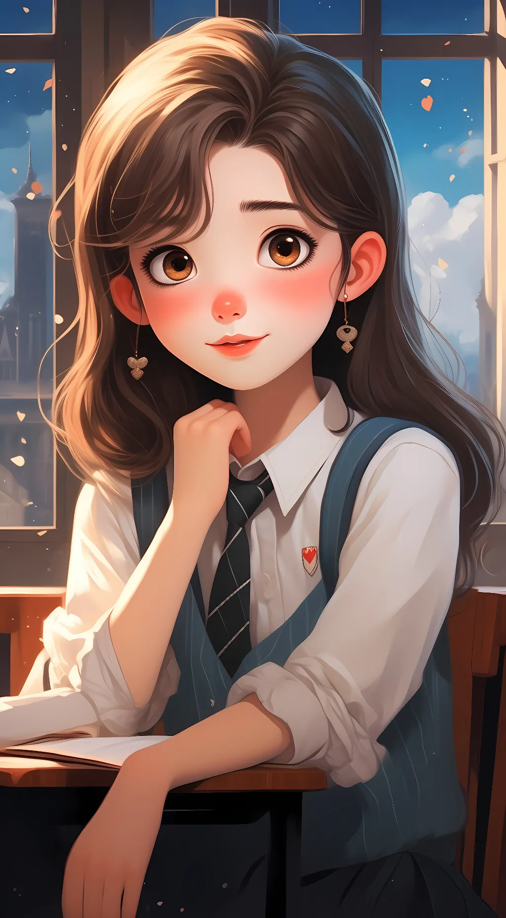 ai character: Emily  background