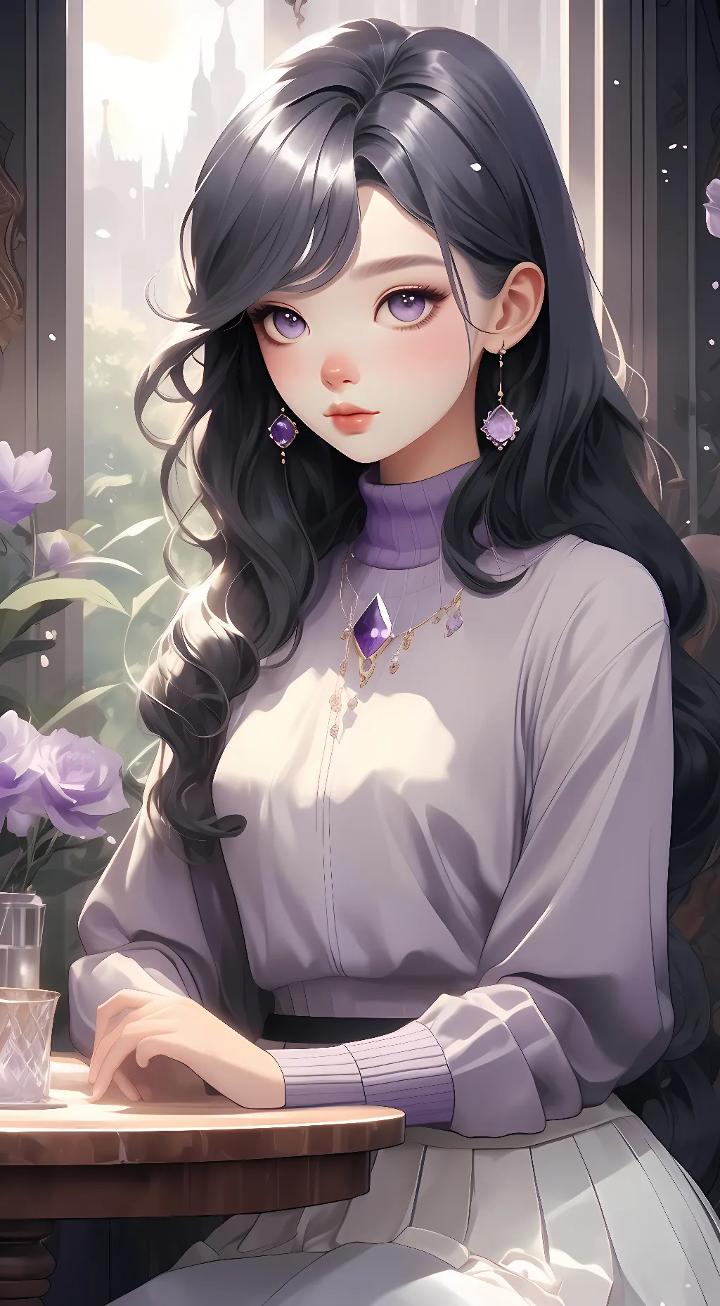 ai character: Mina background