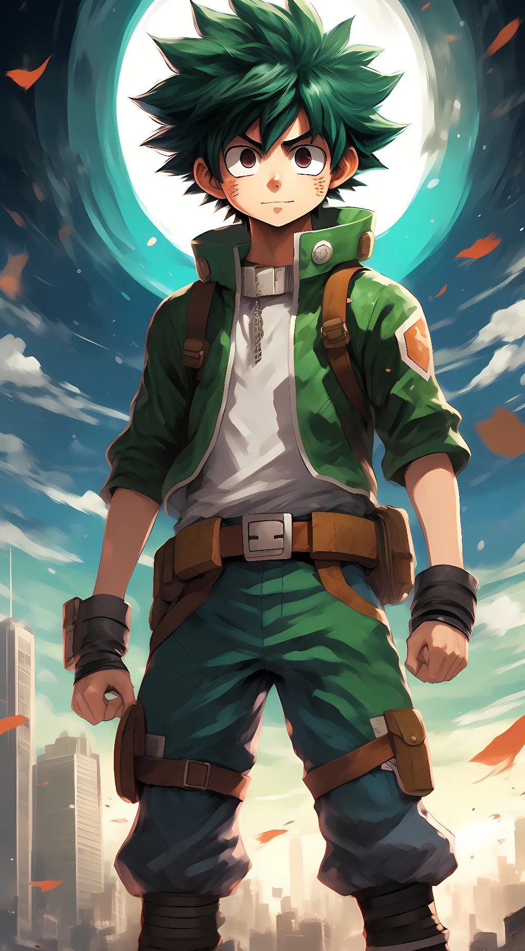 ai character: Deku background