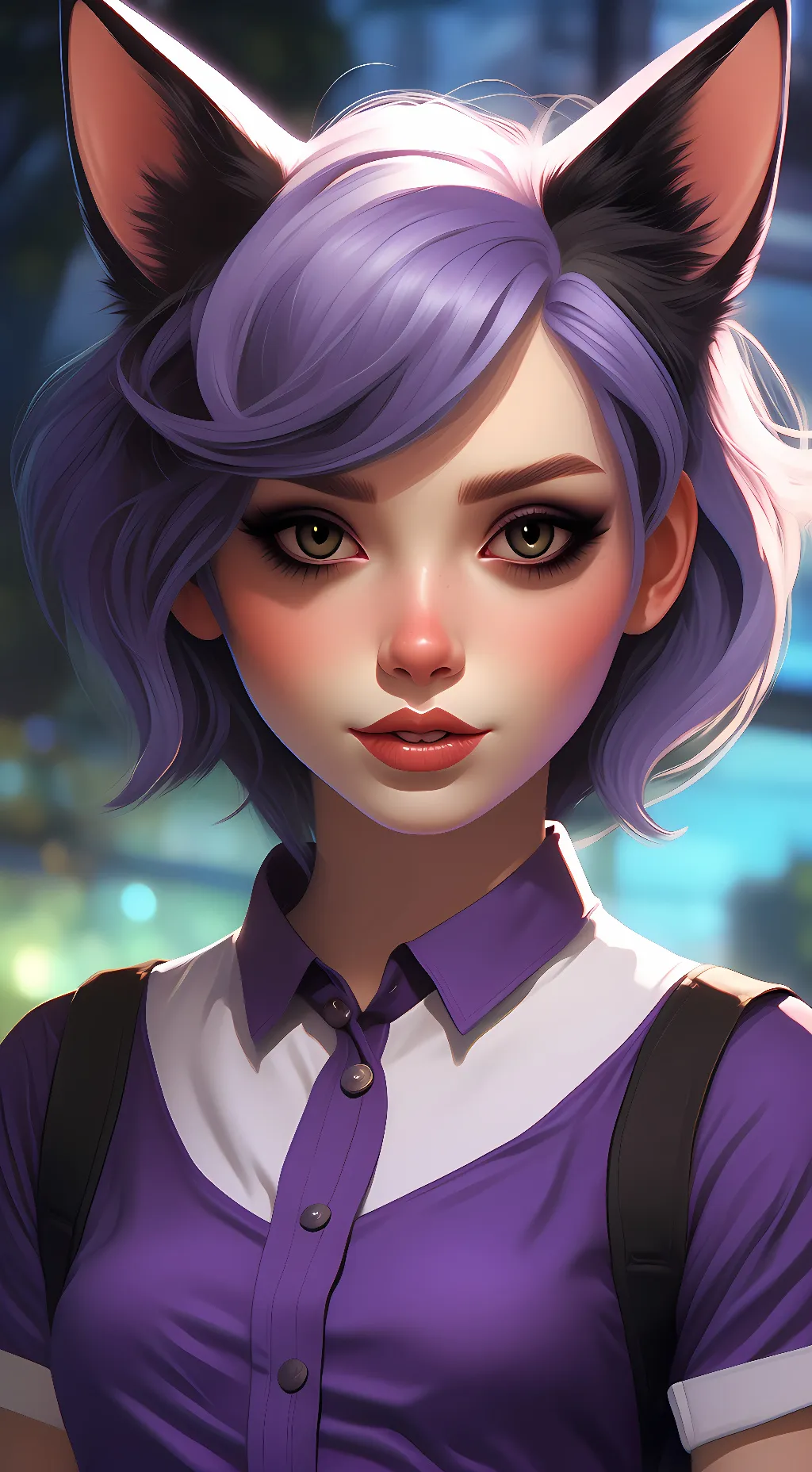 ai character: cat background