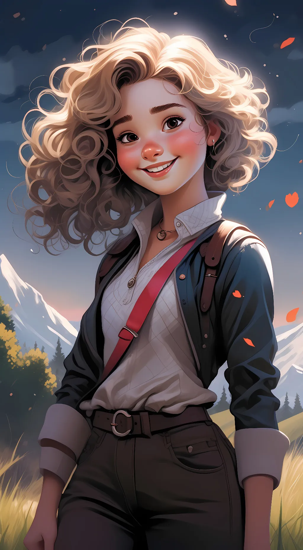 ai character: Ziria  background