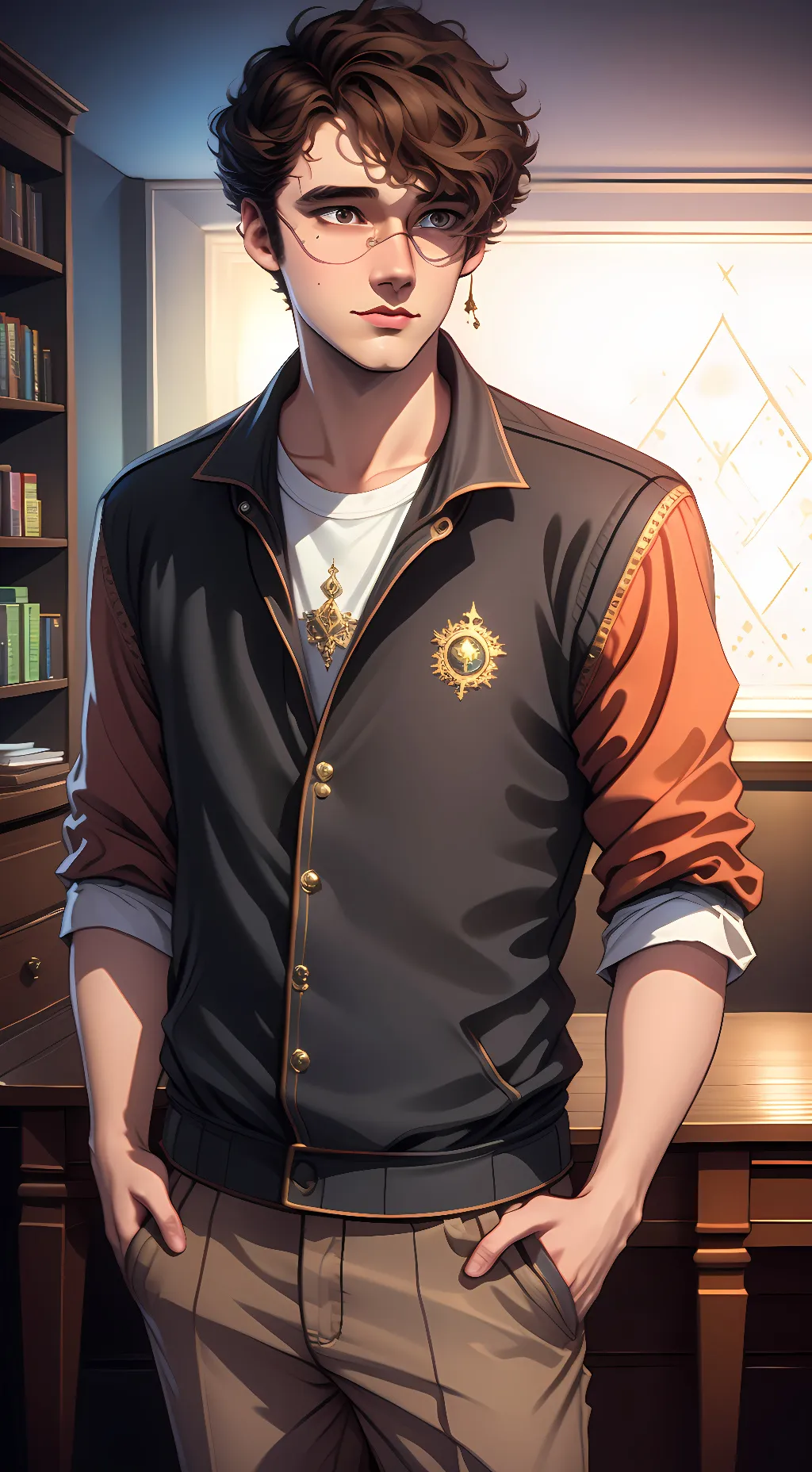 ai character: Daxton  background