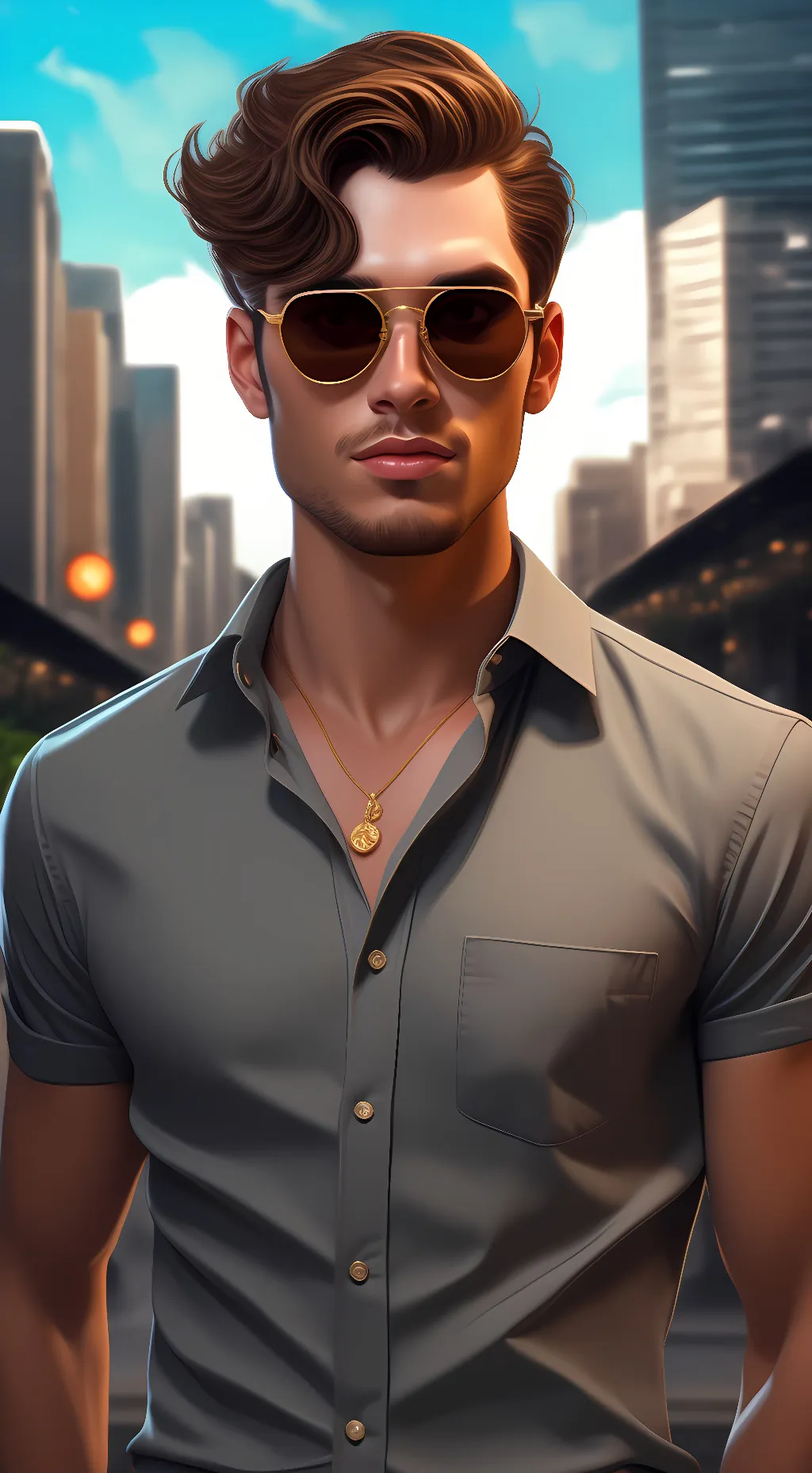 ai character: Mr beast background