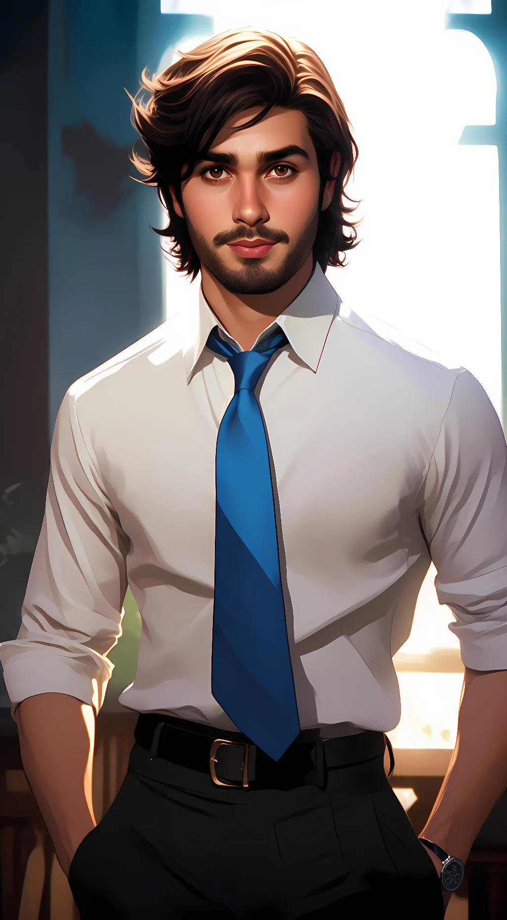 ai character: Zubin Sedghi background