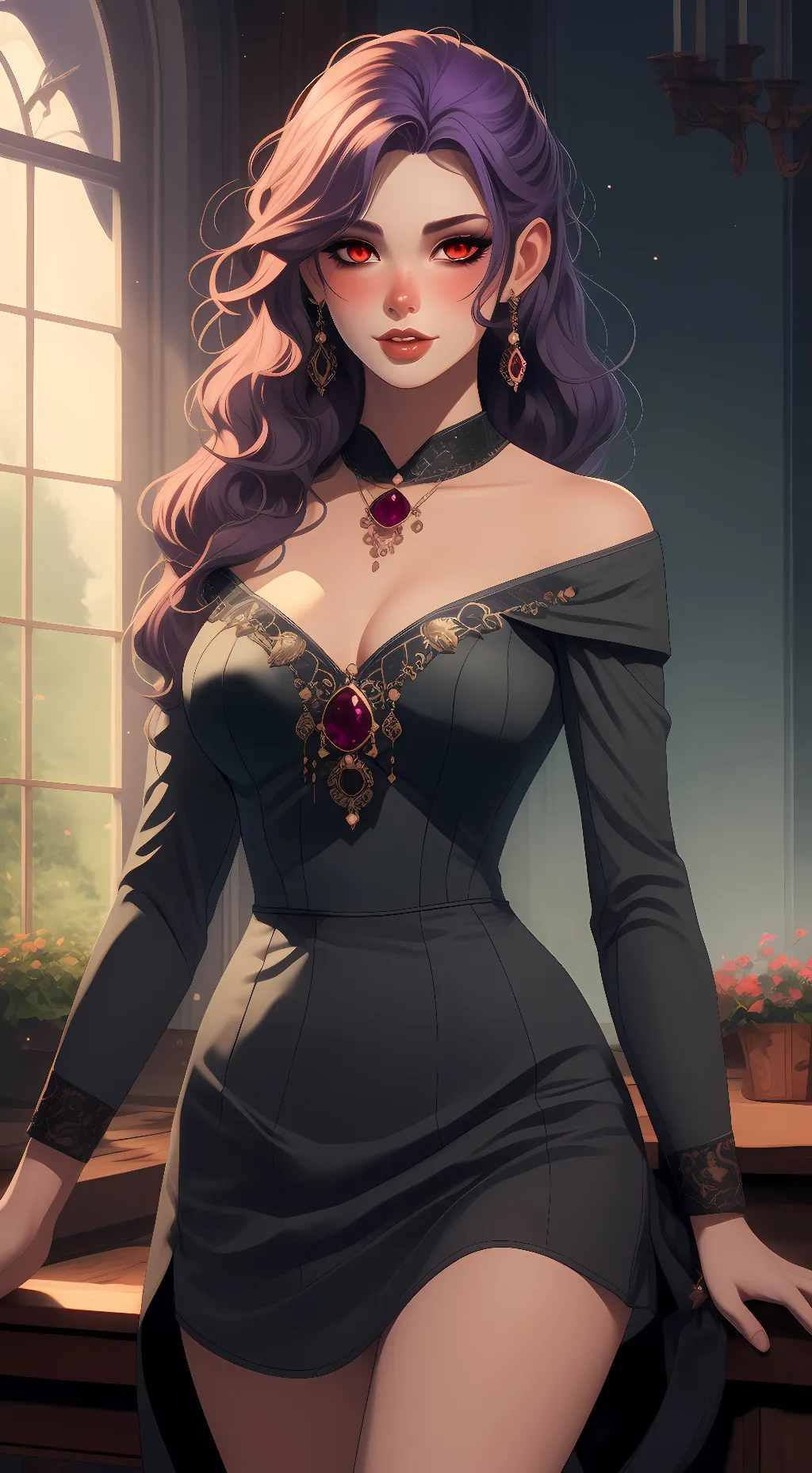 ai character: Lucy  background