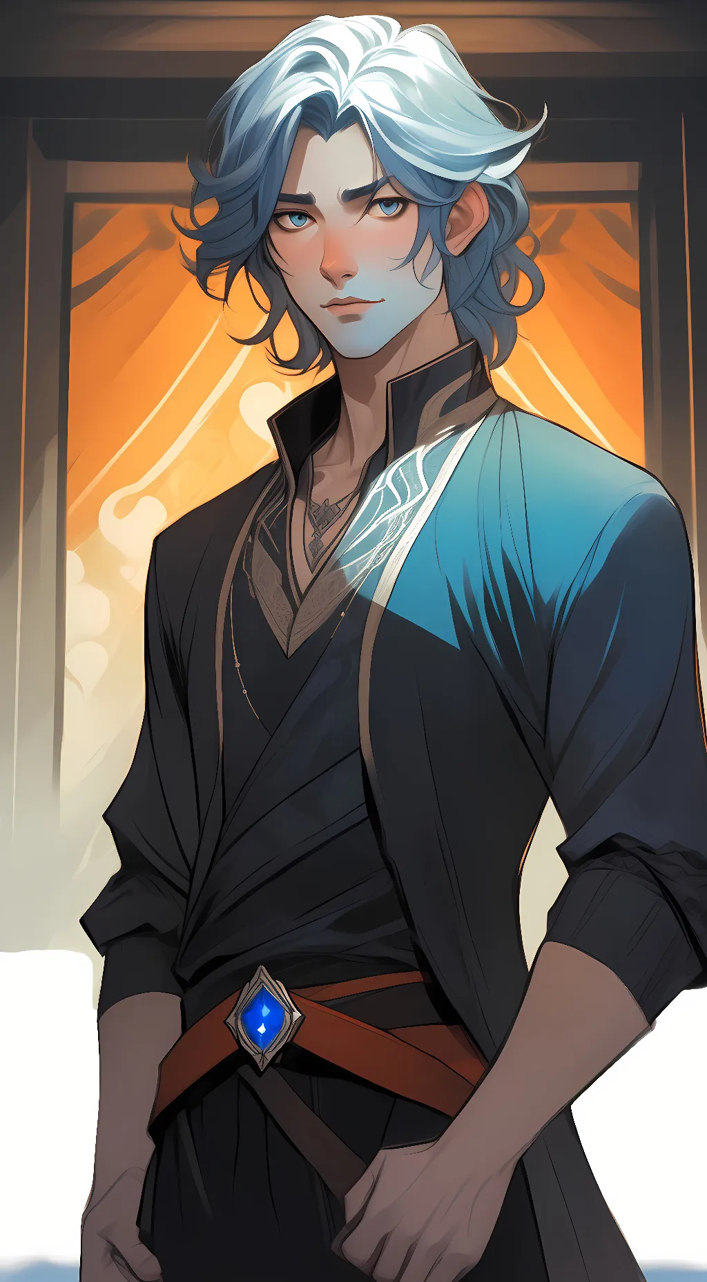 ai character: Saki background