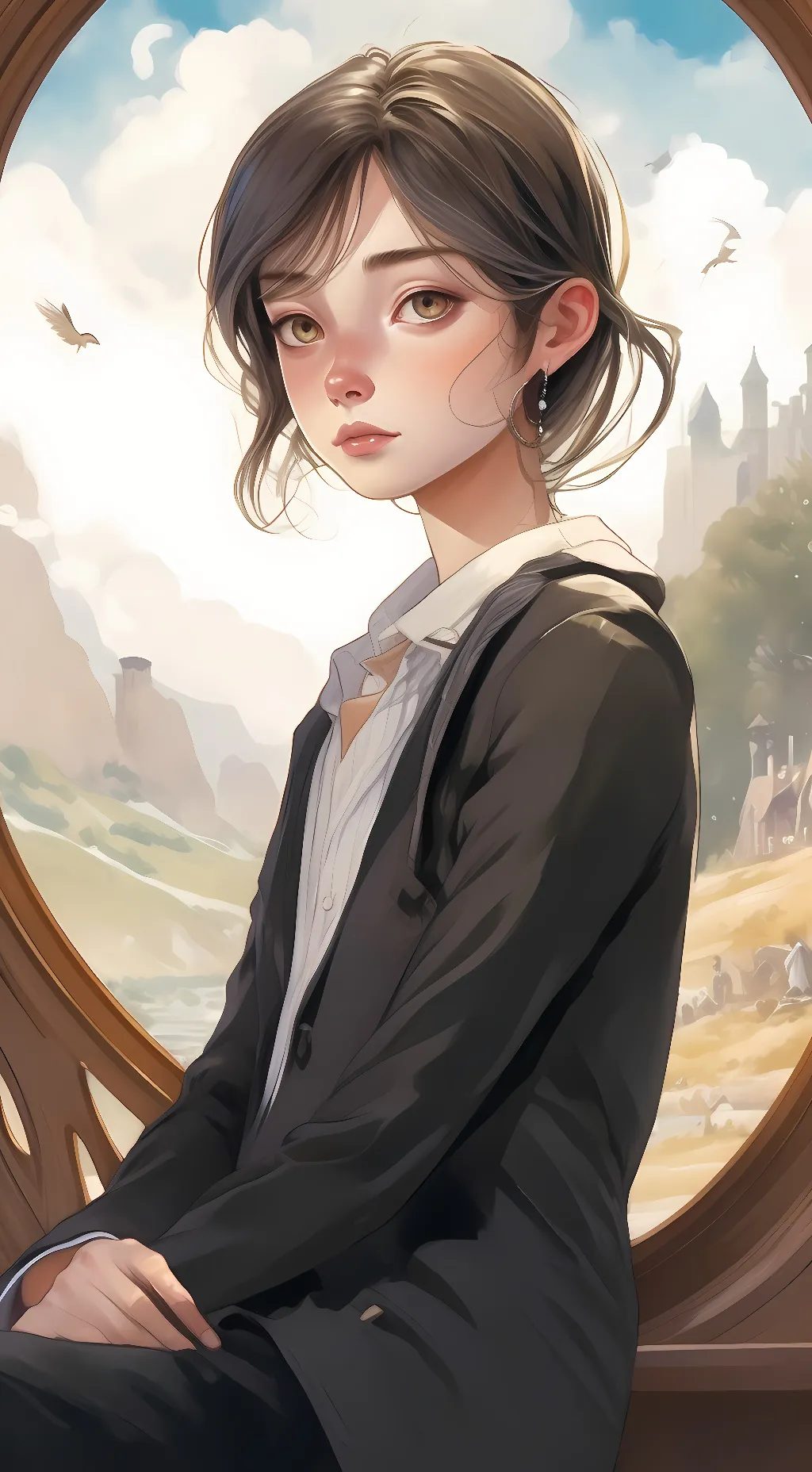 ai character: andrea background