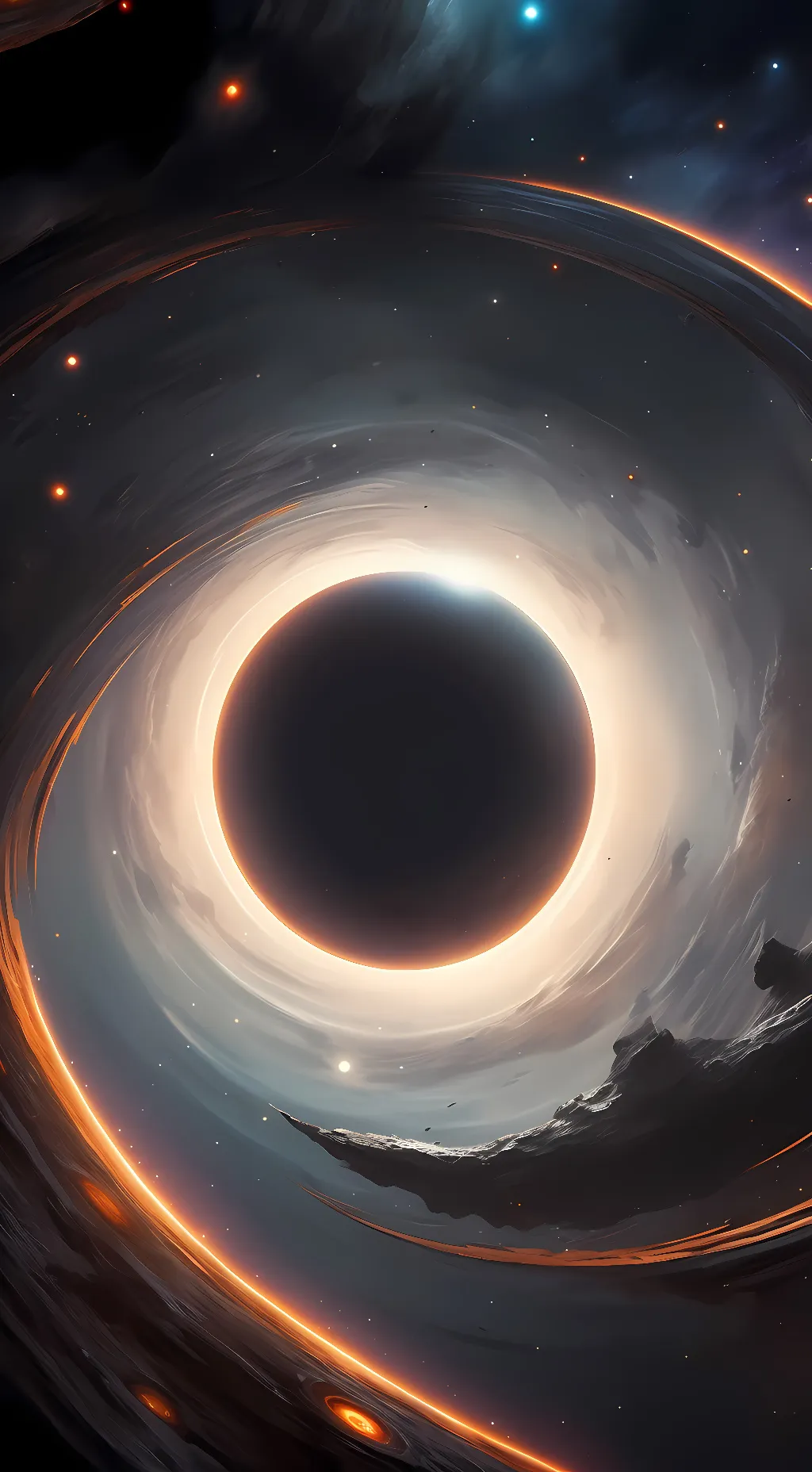 ai character: Black Hole background