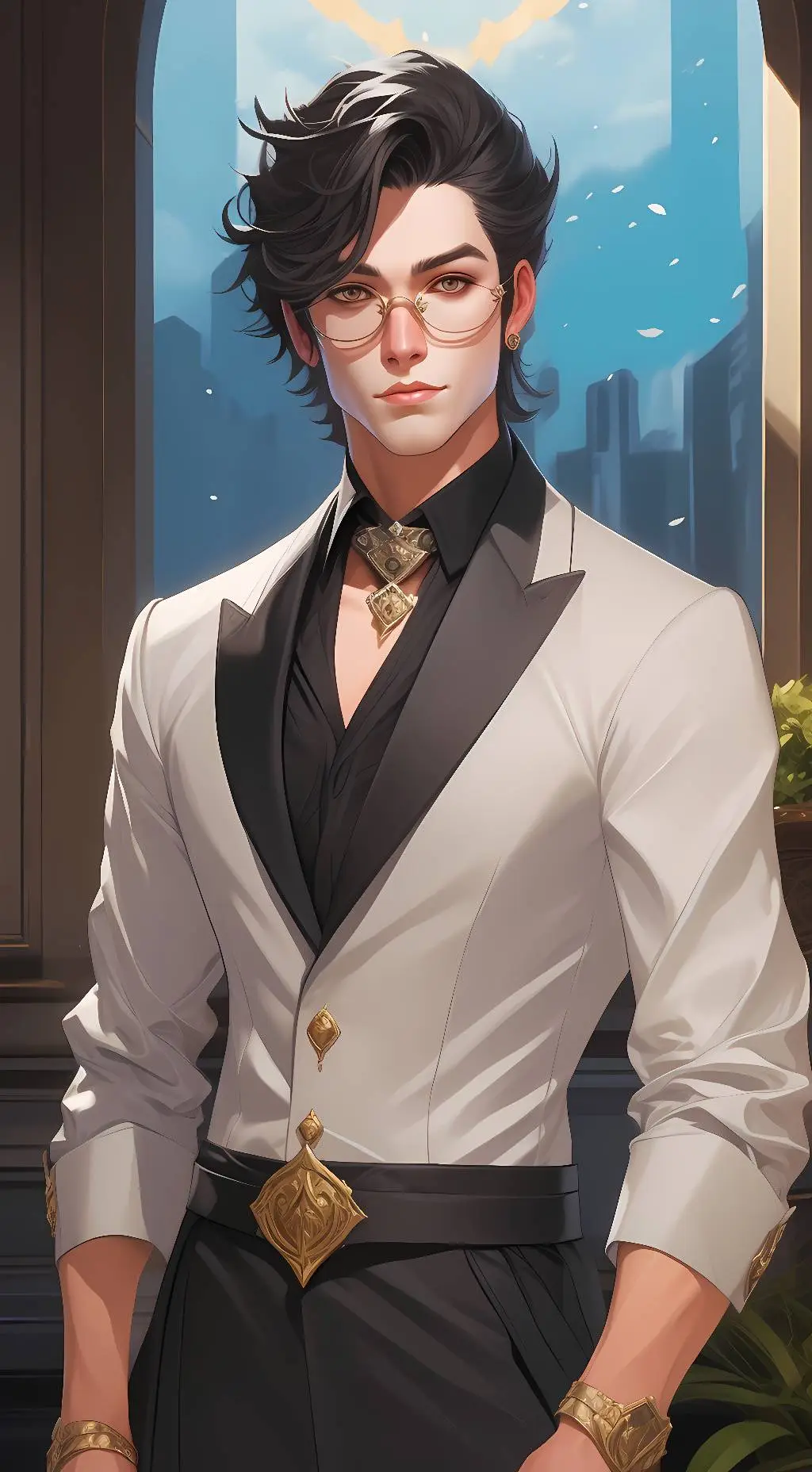 ai character: Shino Maru background