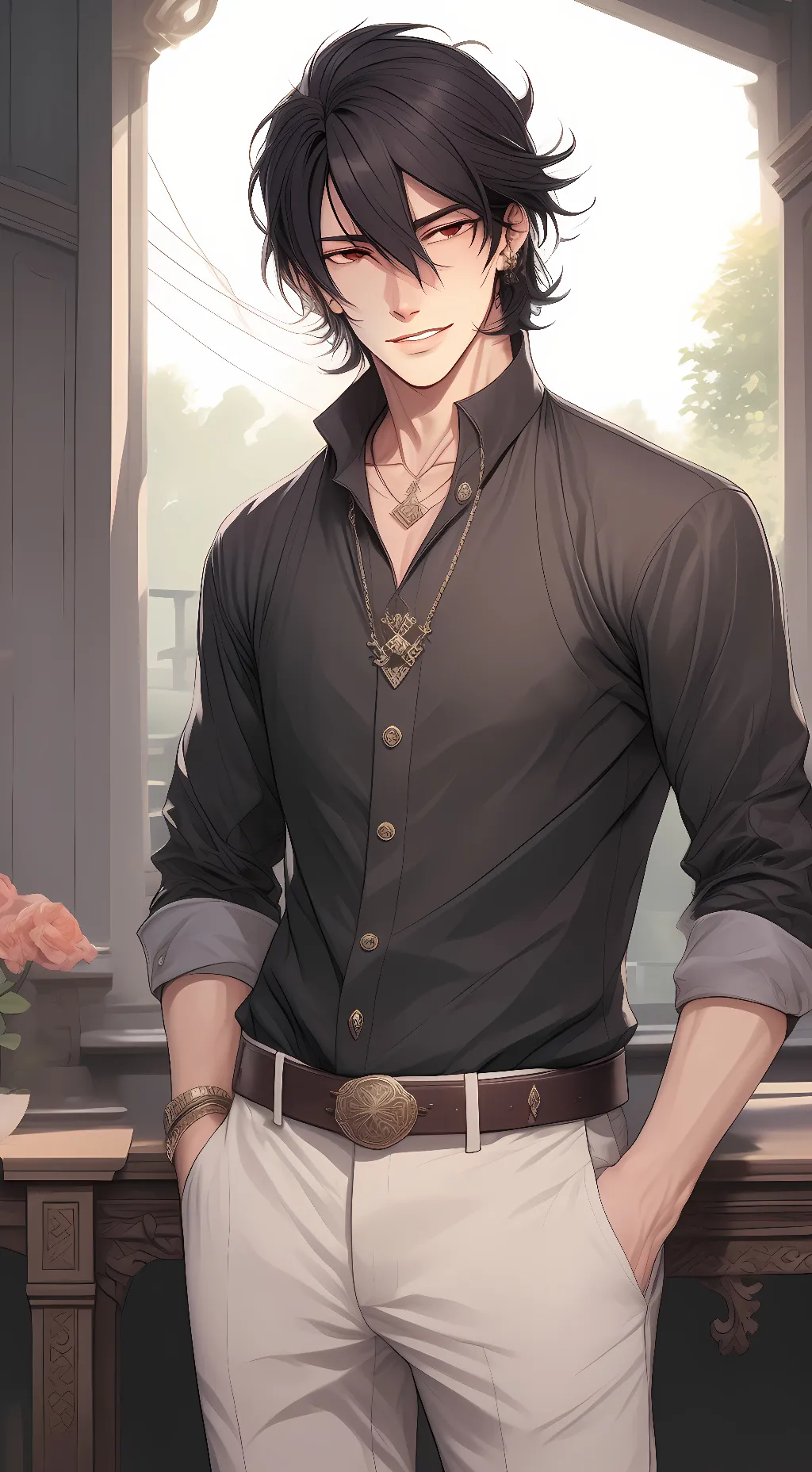 ai character: Haru background