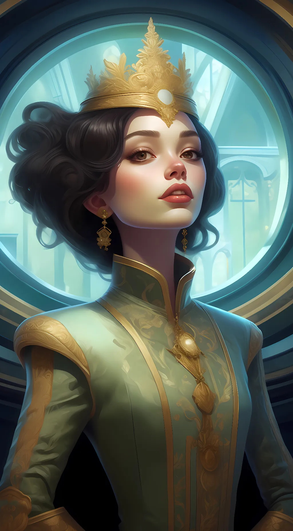 ai character: Queen Fora background