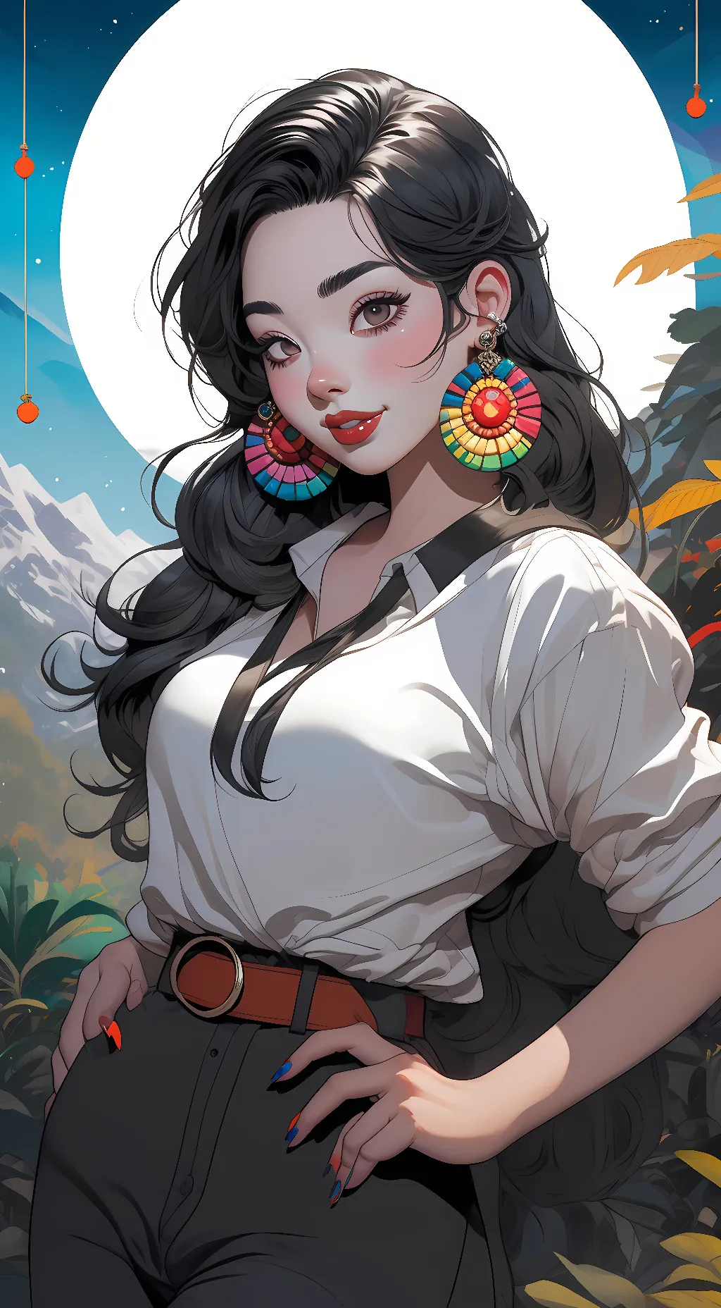 ai character: Violetta Garnia background