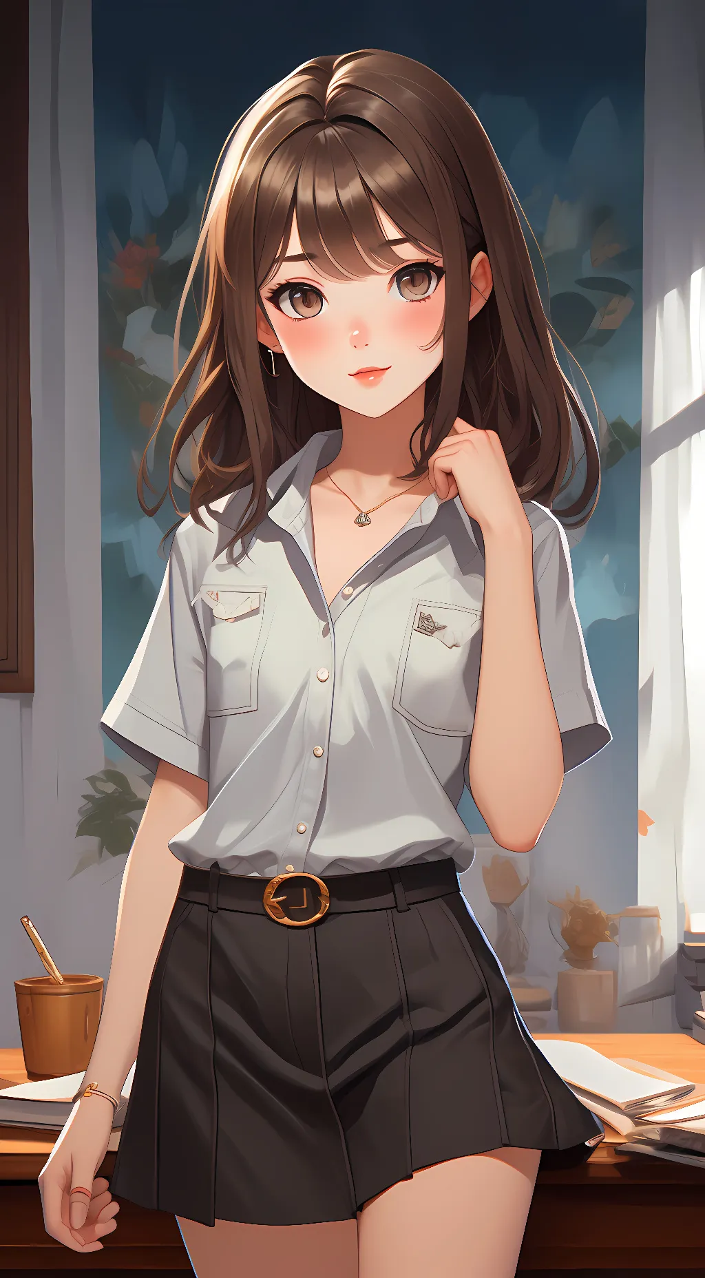 ai character: Ashley Gonzalez background