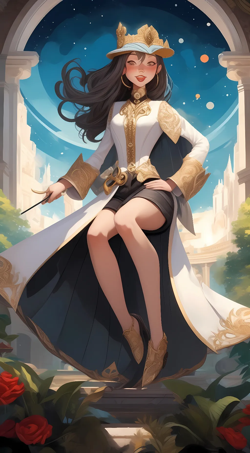 ai character: Katuna una background