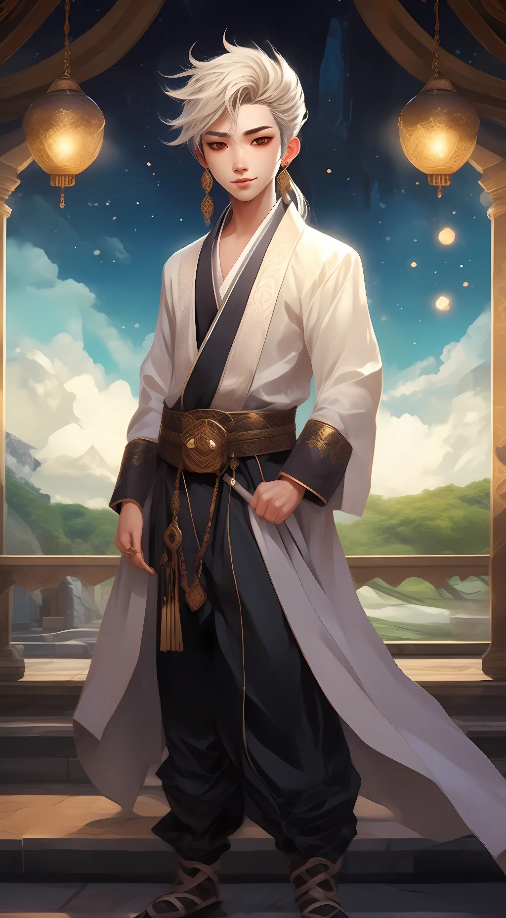 ai character: cc  background