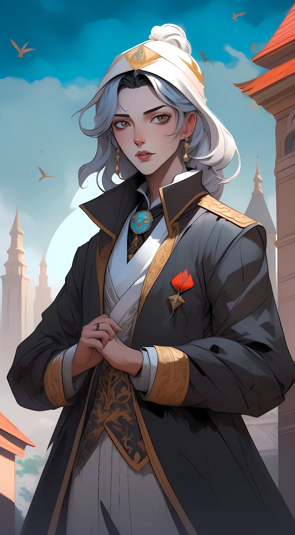 ai character: bakugou  background