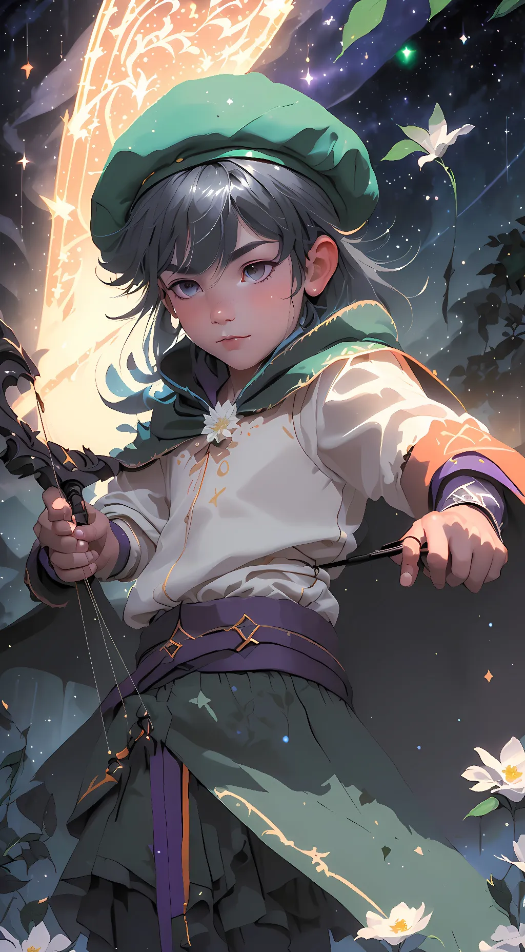 ai character: Venti(genshin) background