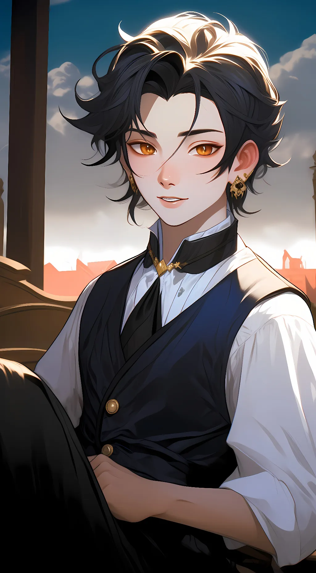 ai character: Oscar  background