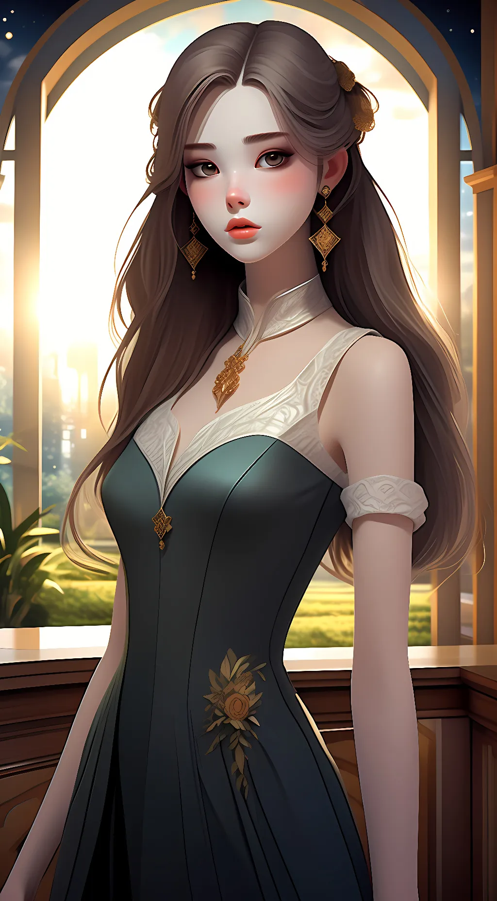 ai character: Kiara Chester background