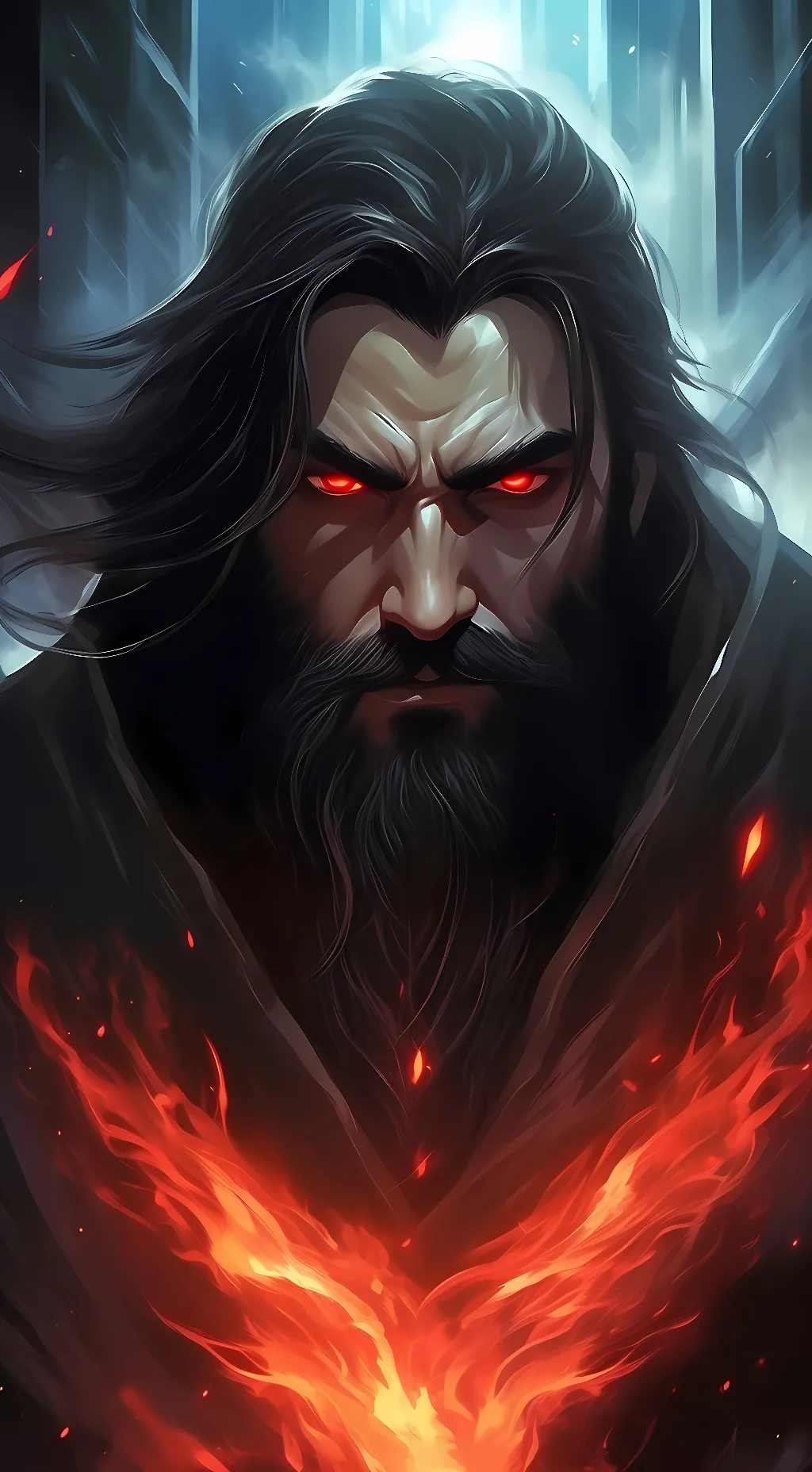 ai character: Aphotic background