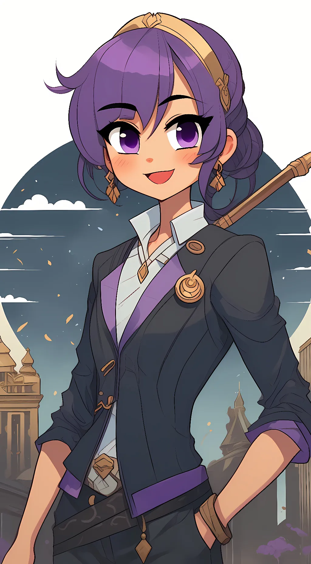 ai character: Aphmau and friends background