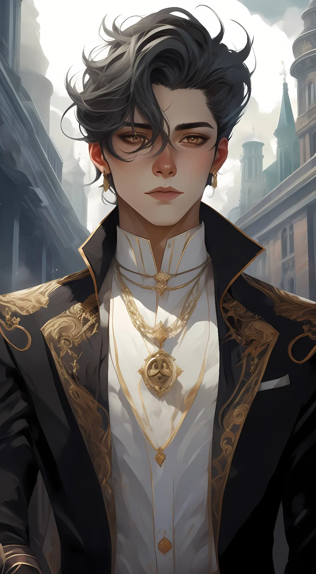 ai character: Alexander Santiago background