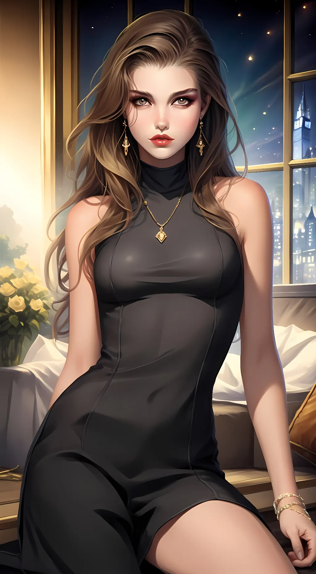 ai character: bella background