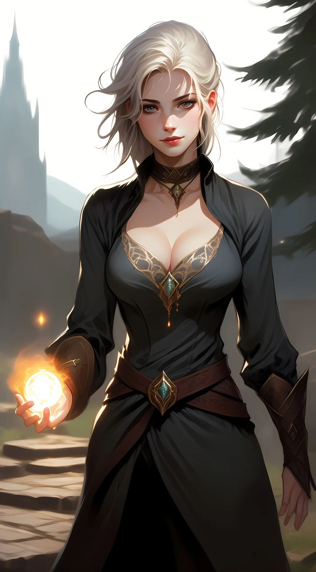 ai character: Mage Avitta F. background