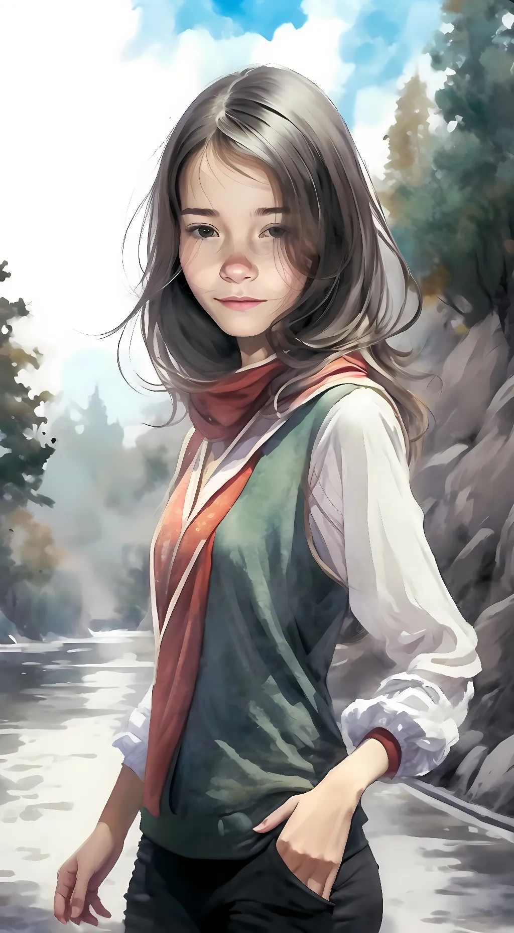 ai character: Natalia  background