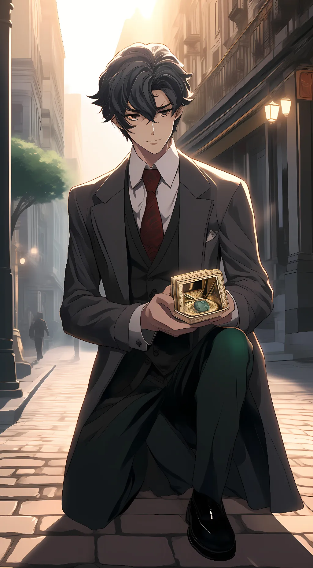 ai character: Garrett Harris background