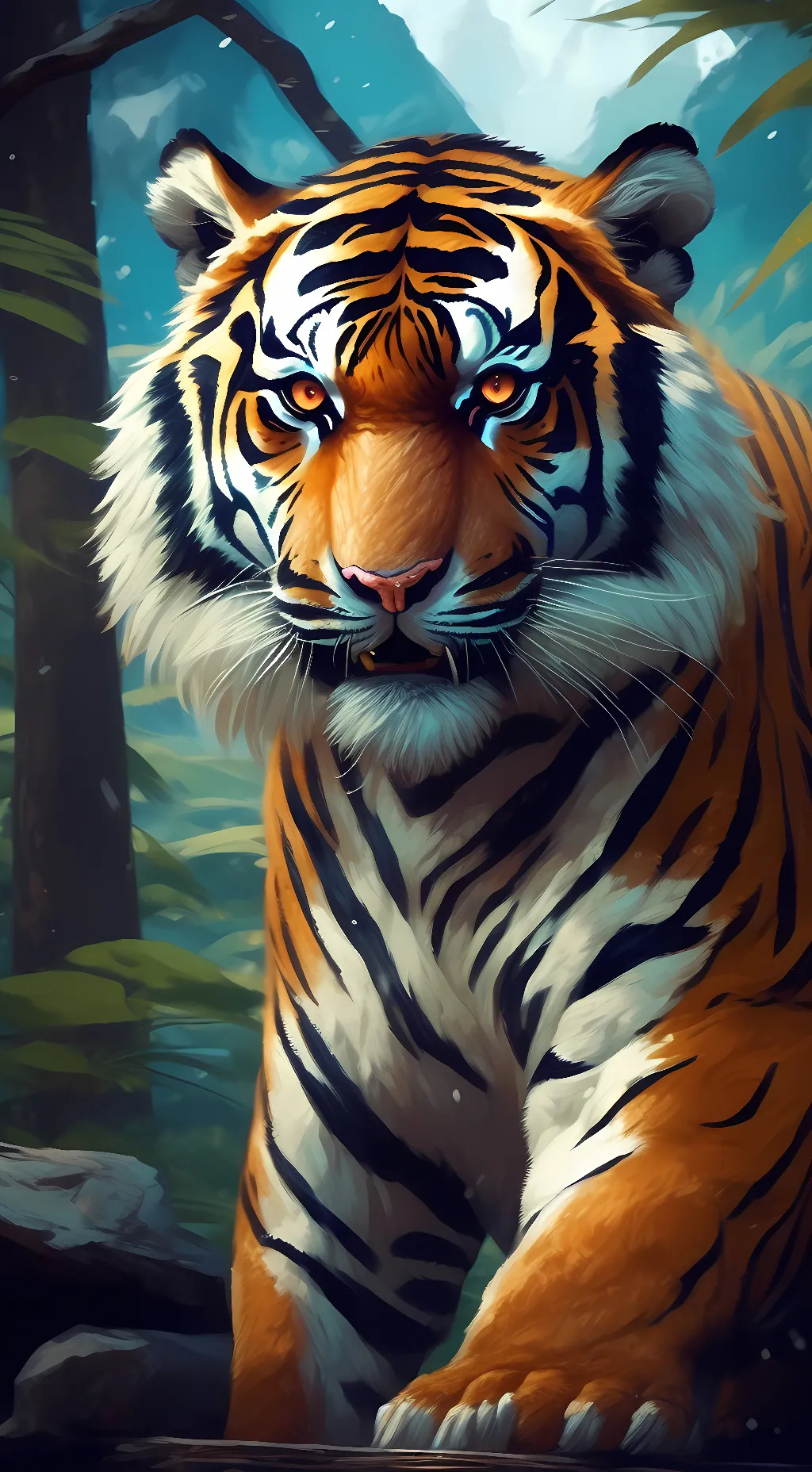 ai character: Stripes  background