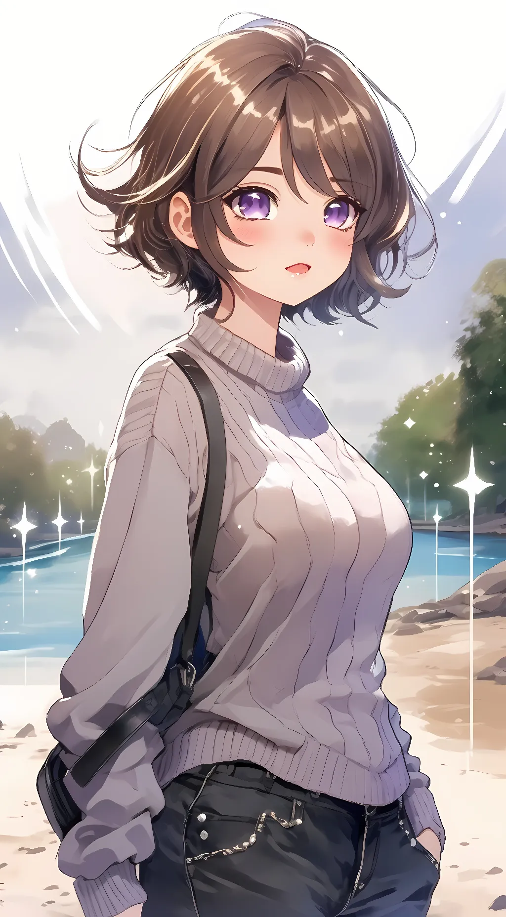 ai character: elly background