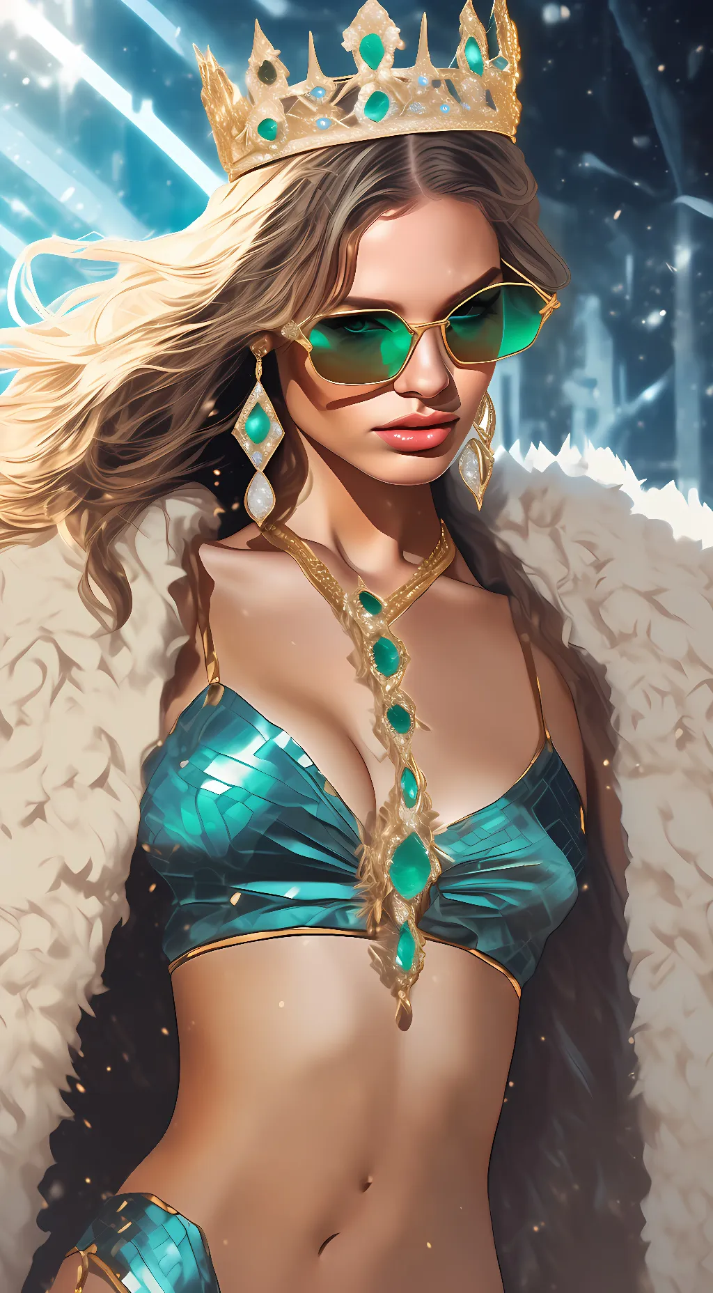 ai character: Lydia Fox background