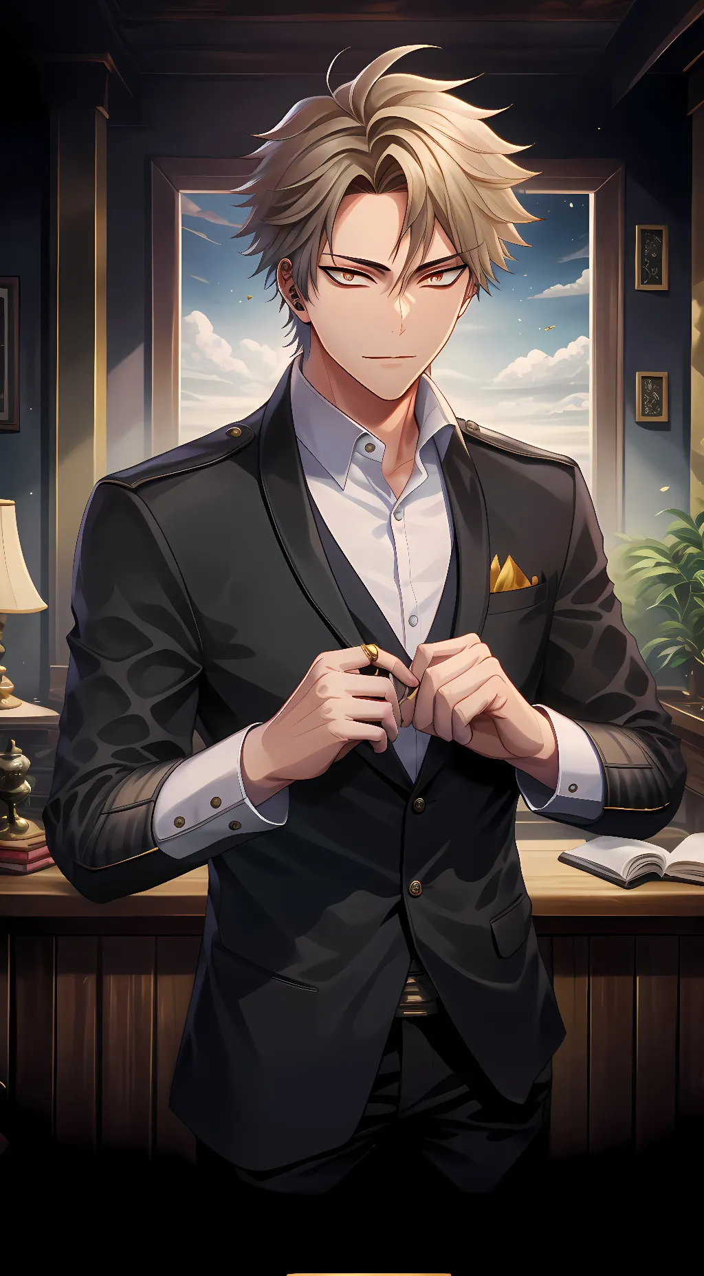 ai character: Katsuki background