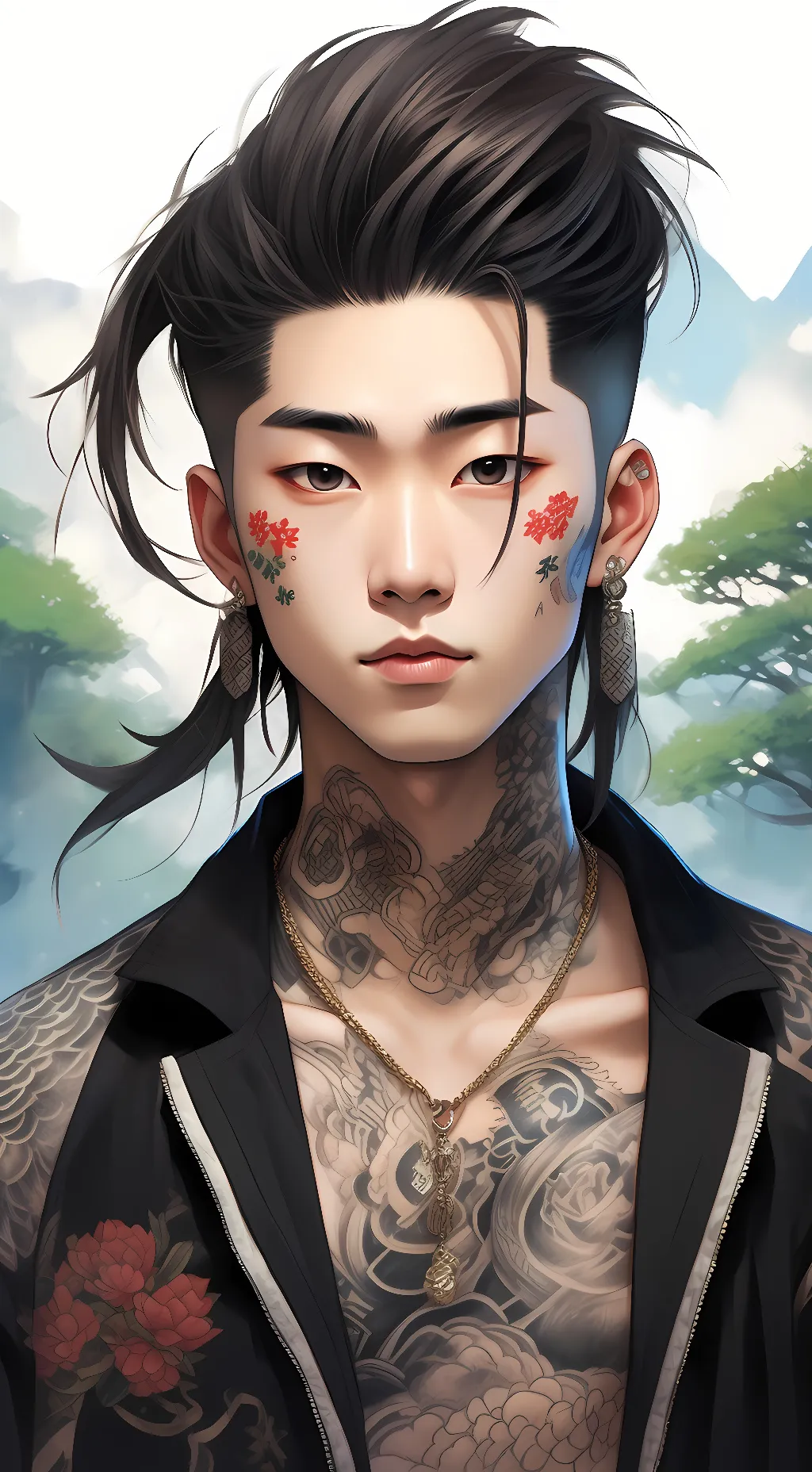 ai character: Zack Lee background
