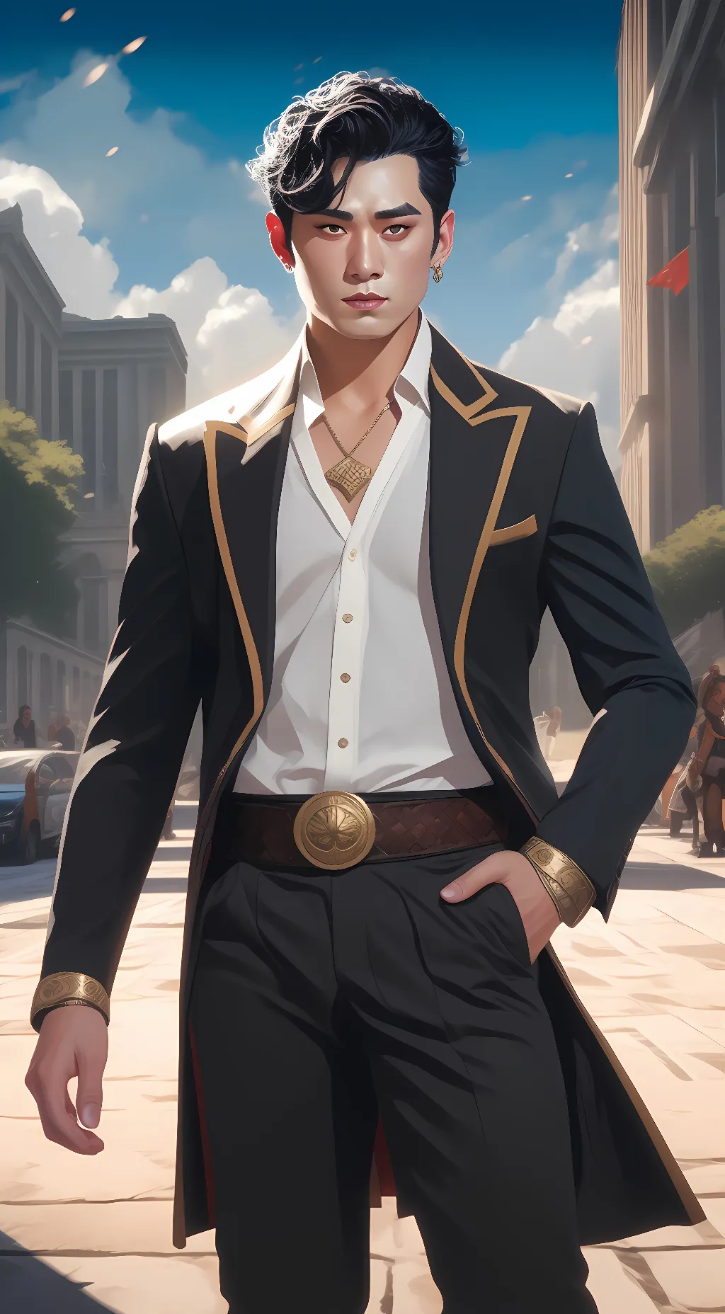 ai character: josh background