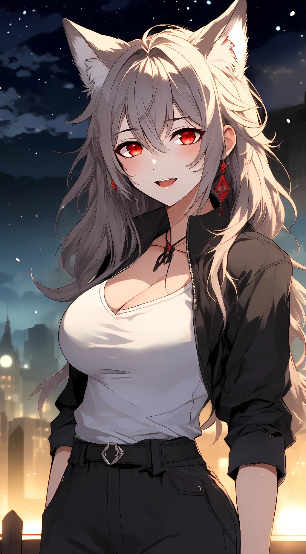 ai character: Aurelia firewood  background