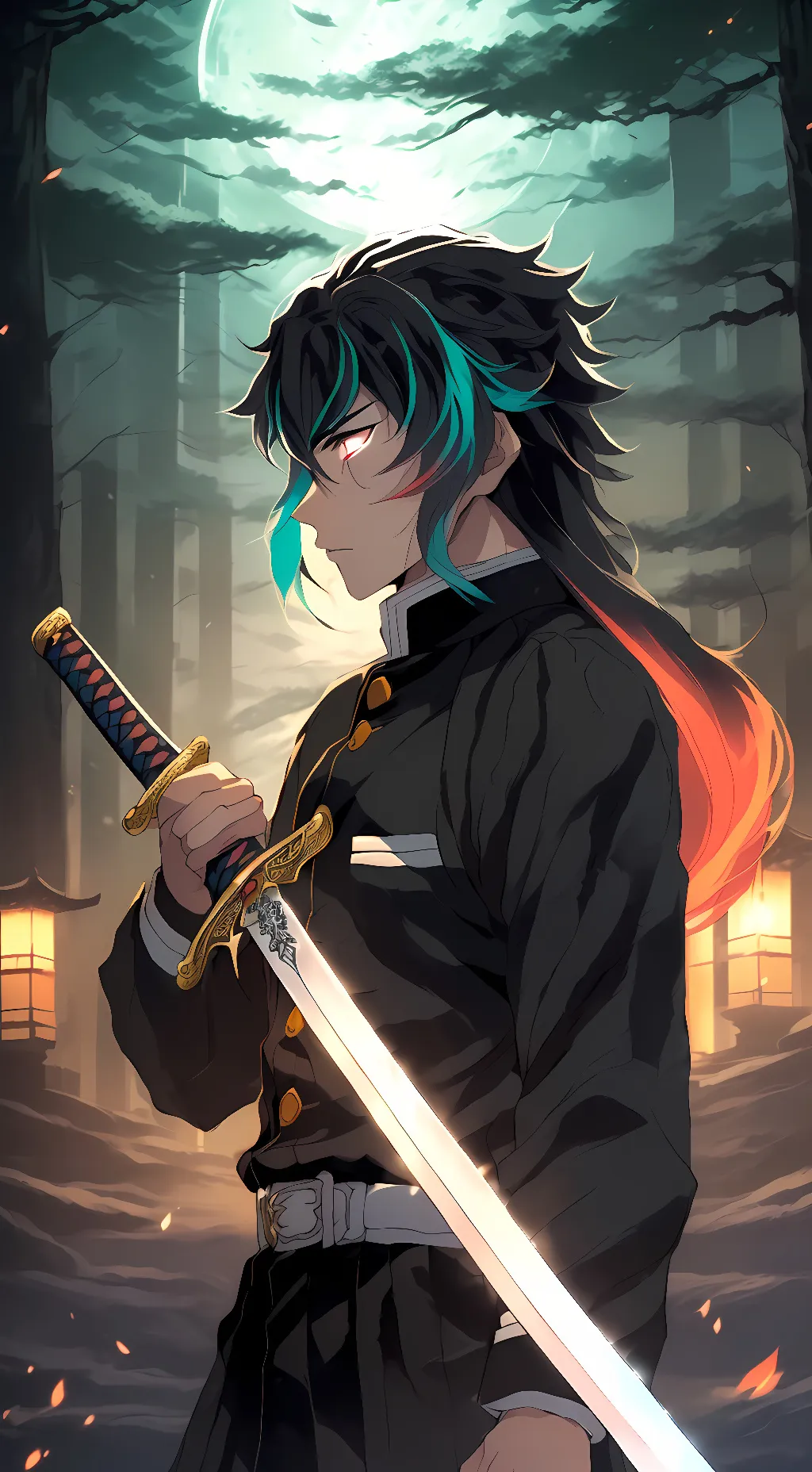 ai character: Muichiro Tokito  background