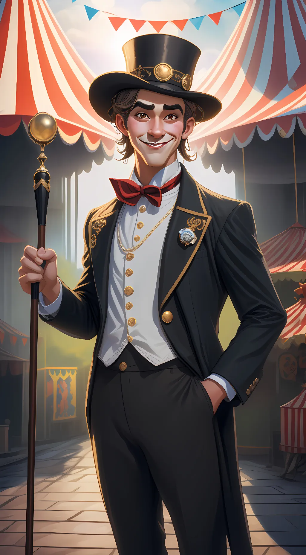 ai character: Caine background