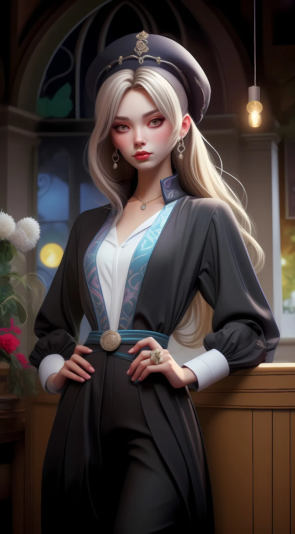 ai character: lizzy☺ background