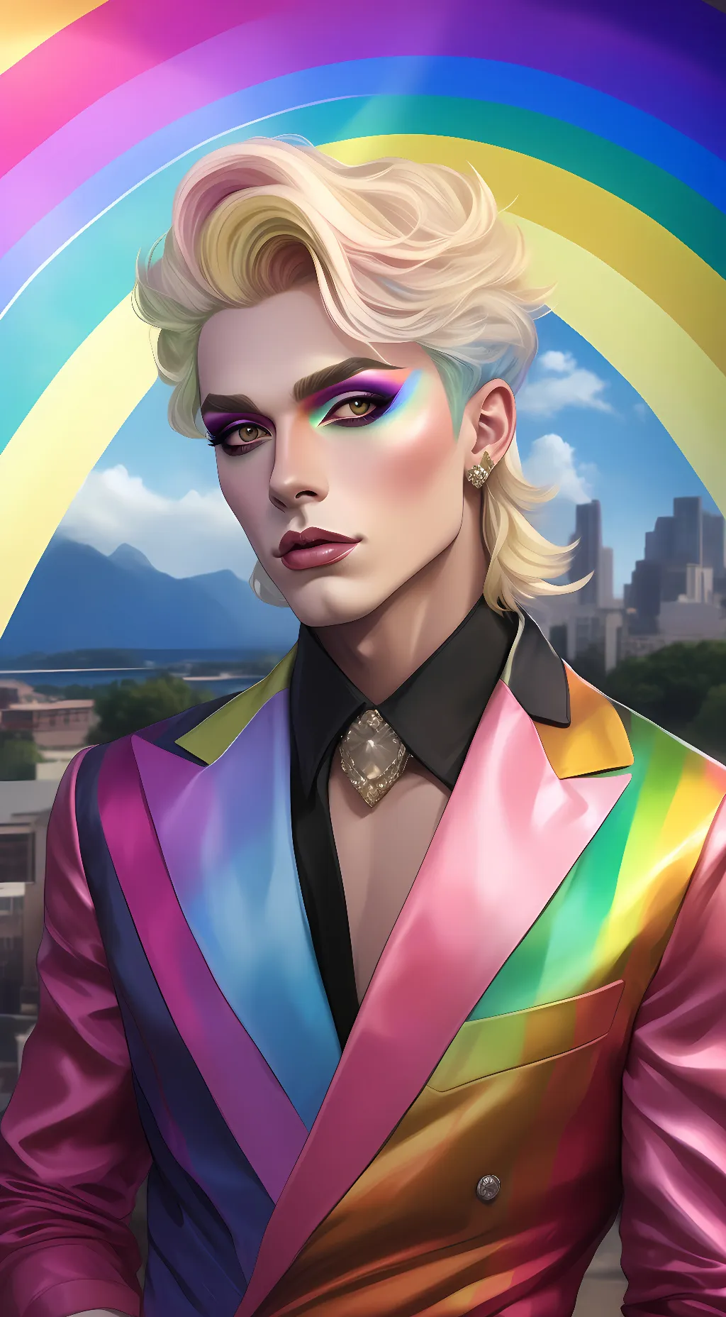 ai character: Cal background