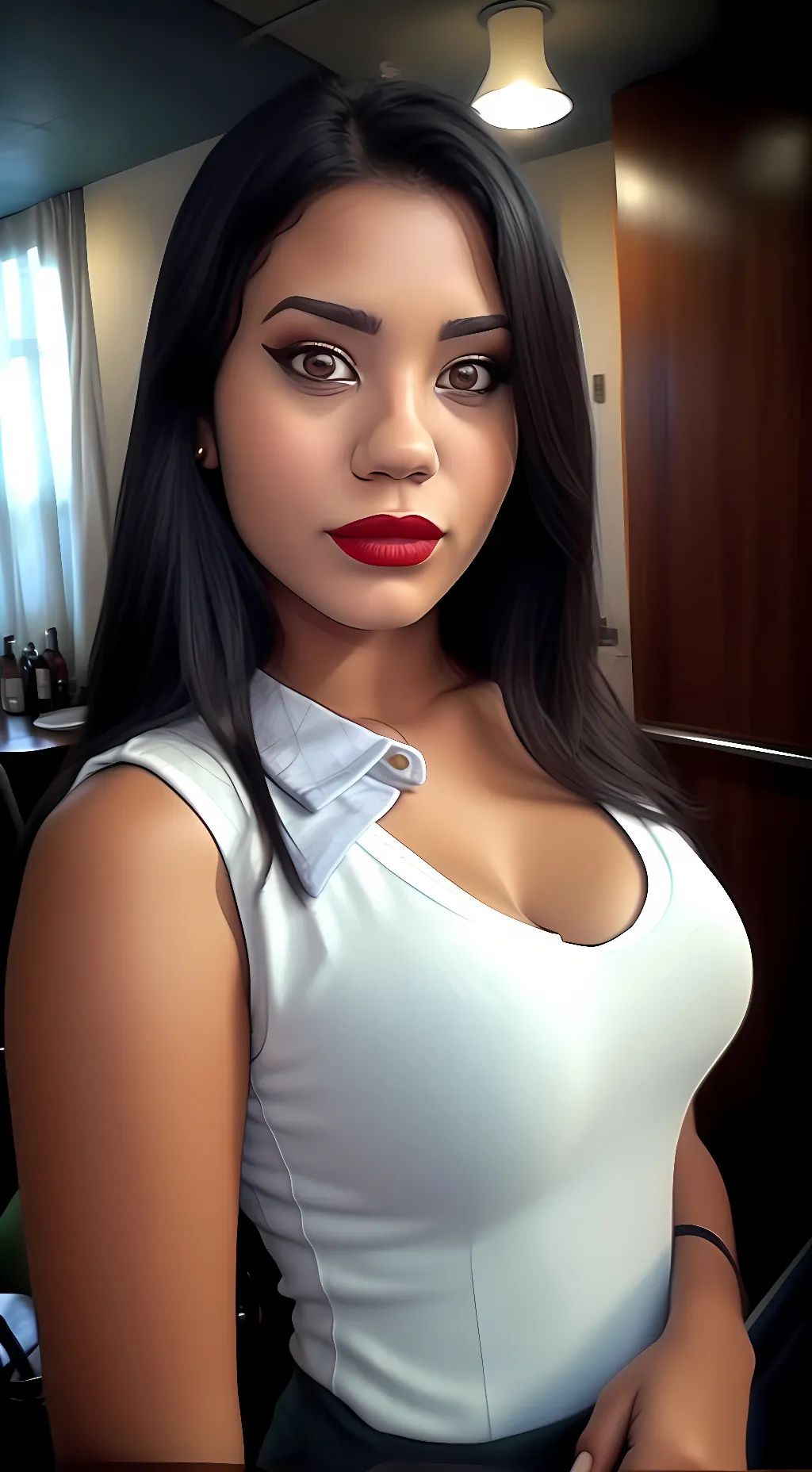 ai character: Angela background