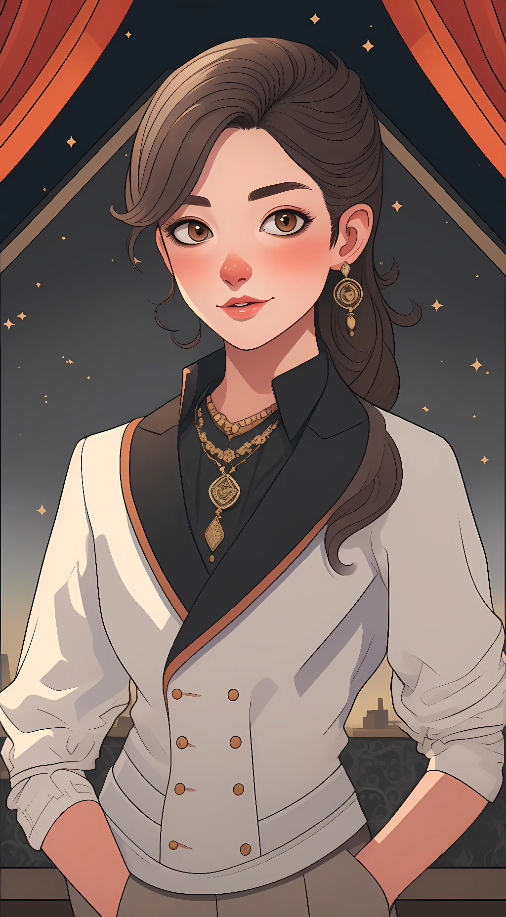 ai character: Human my melody background